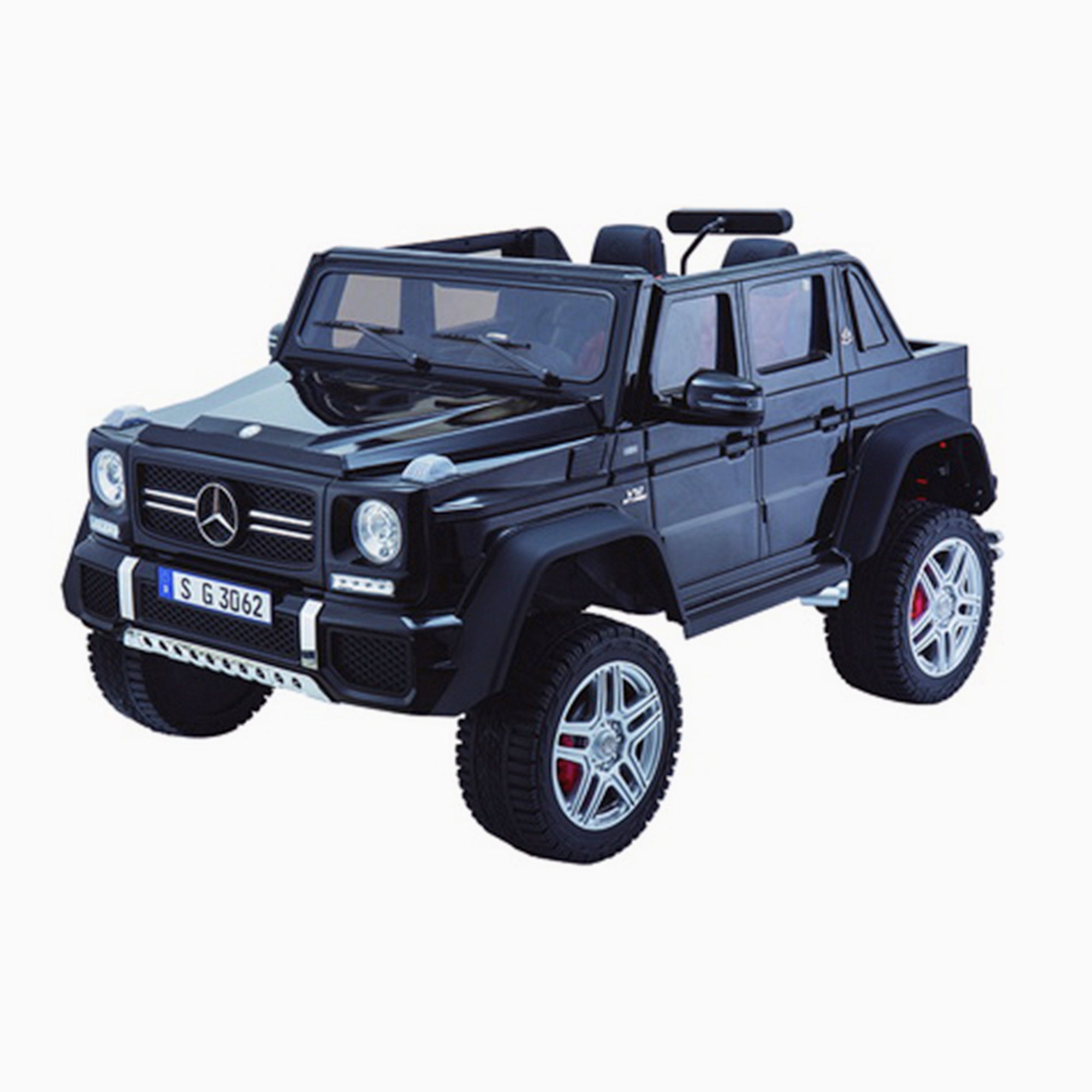 kids mercedes g650 electric ride on car battery parental remote control car 24v black licensed amg
