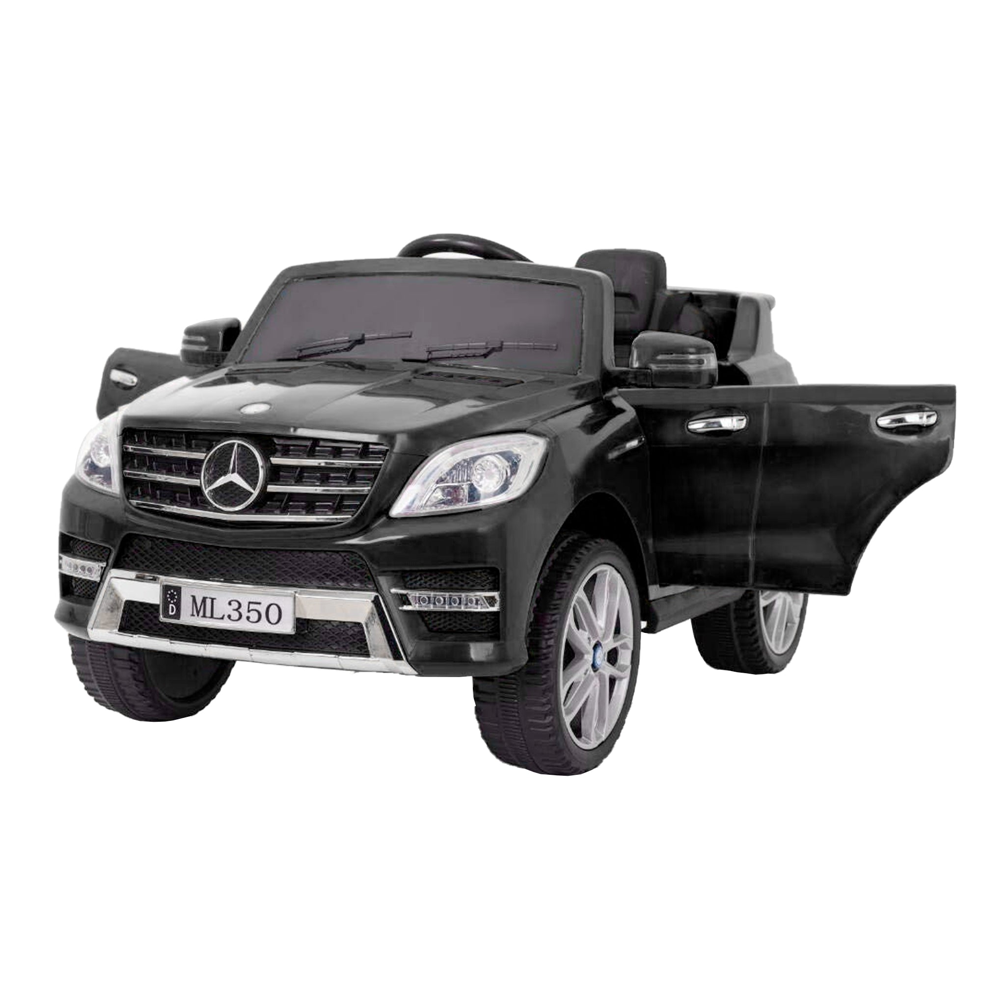 kids mercedes ml350 licensed electric ride on car black 1 4matic