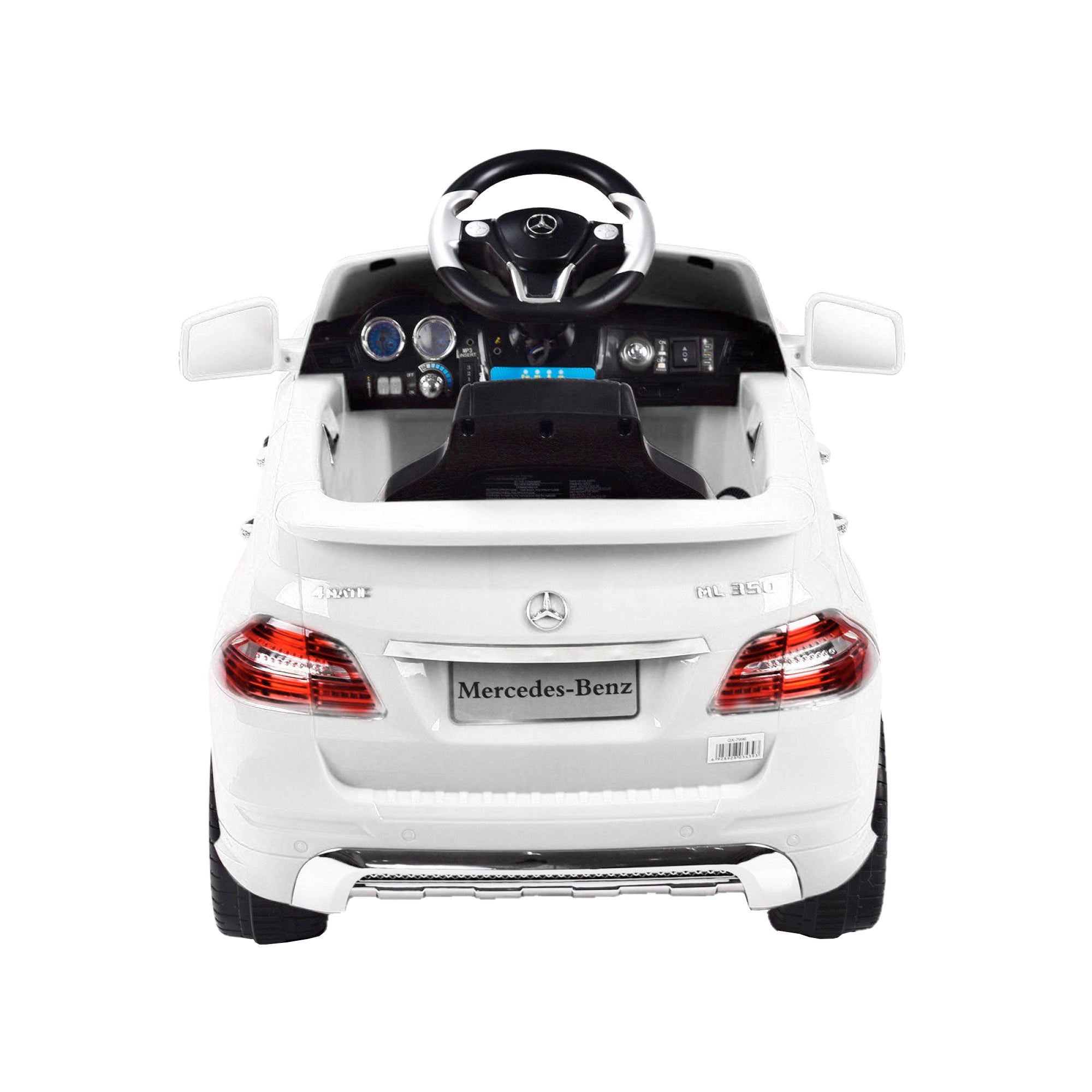 kids mercedes ml350 licensed electric ride on car white 2 4matic