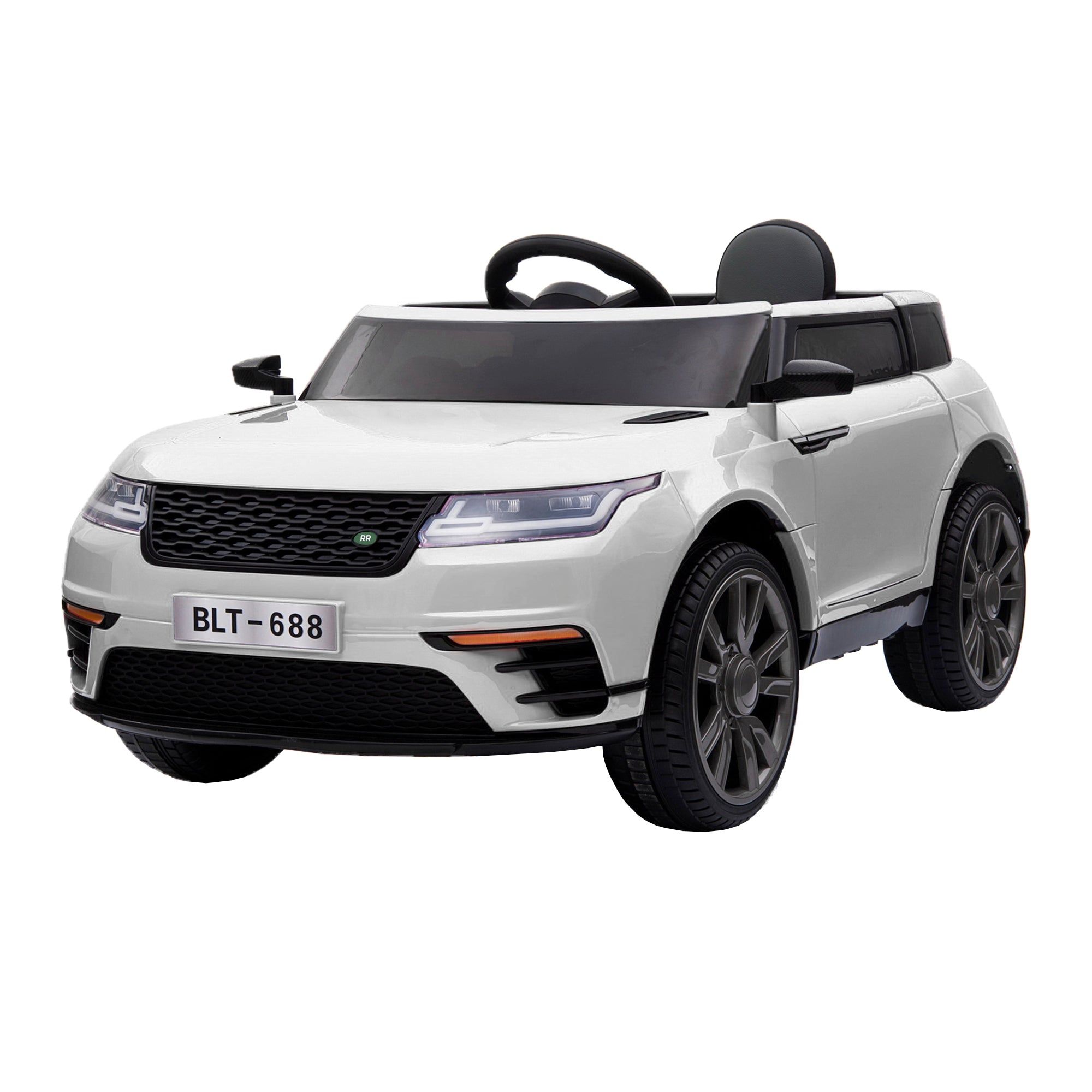 kids range rover velar style electric ride on car jeep white 12v 2wd