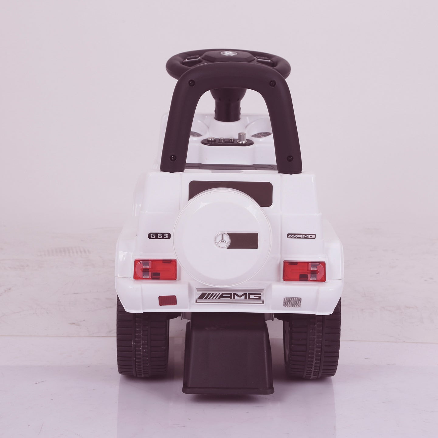kidspush along mercedes g63 amg with seat storage media centre ride on car 2 rear direct white kids push box and