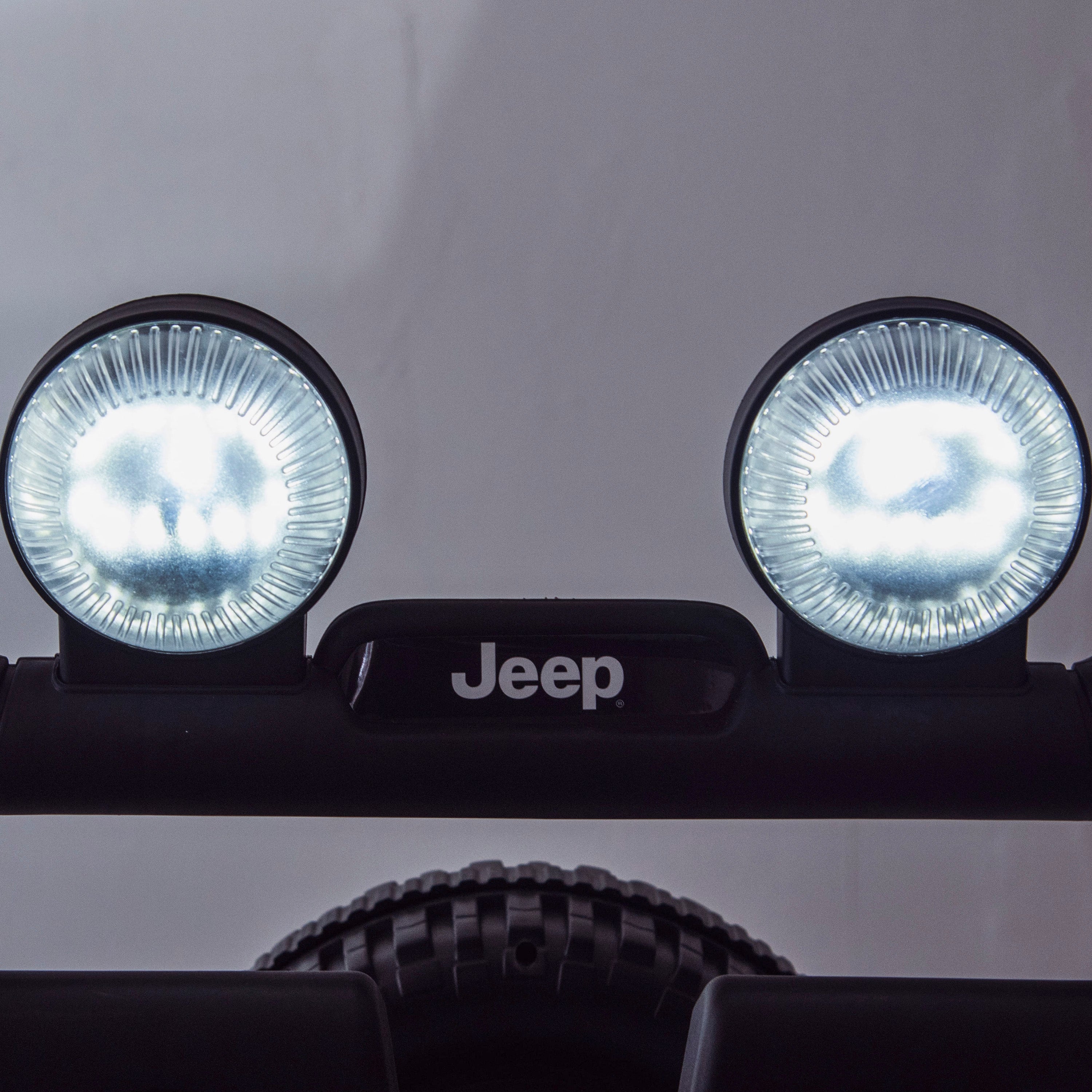 licensed kids 12v jeep wrangler rubicon ride on car jeep with parental remote control overhead lights 2wd