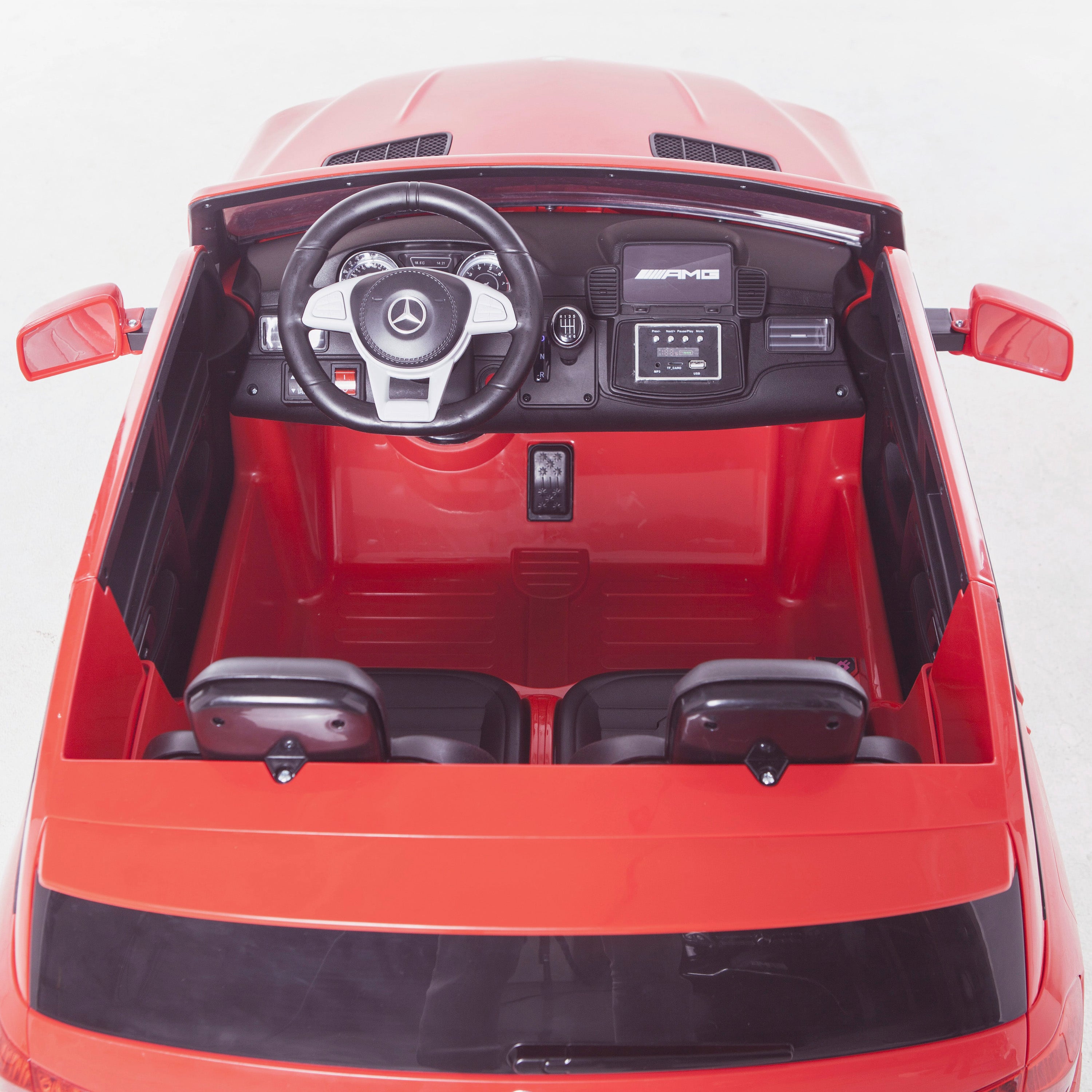 licensed kids 24v mercedes benz gls 63s amg ride on car jeep with parental remote control two seater overhead 63 electric 4wd