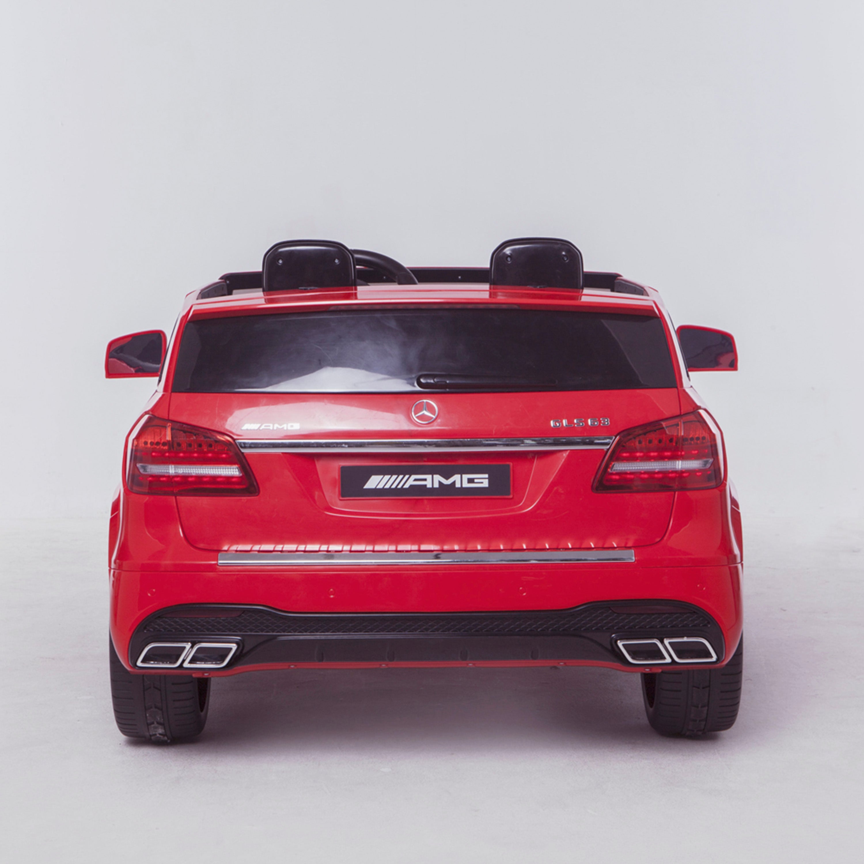 licensed kids 24v mercedes benz gls 63s amg ride on car jeep with parental remote control two seater rear direct red 63 electric 4wd