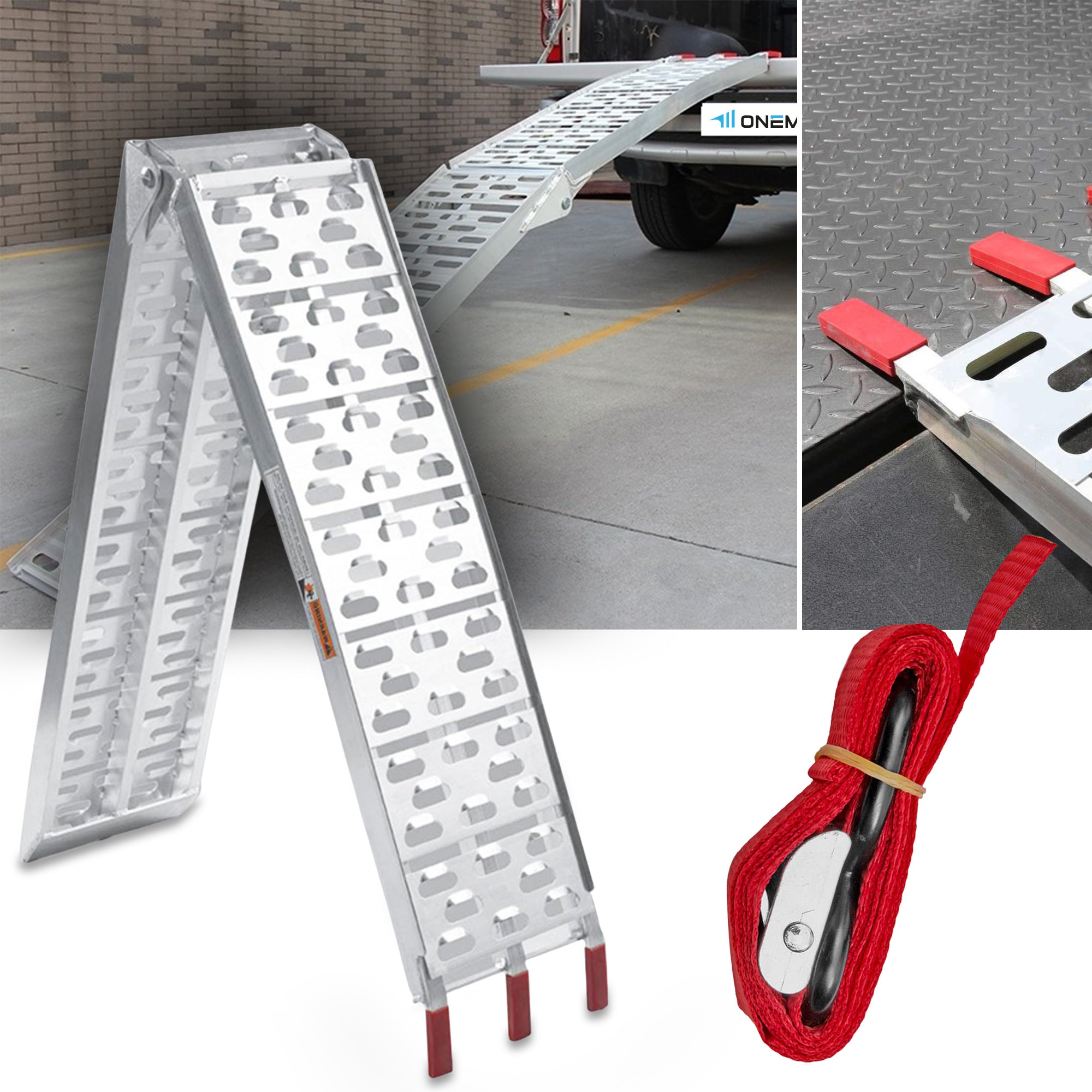 OneMoto Single Motorbike or Quad Loading Ramp