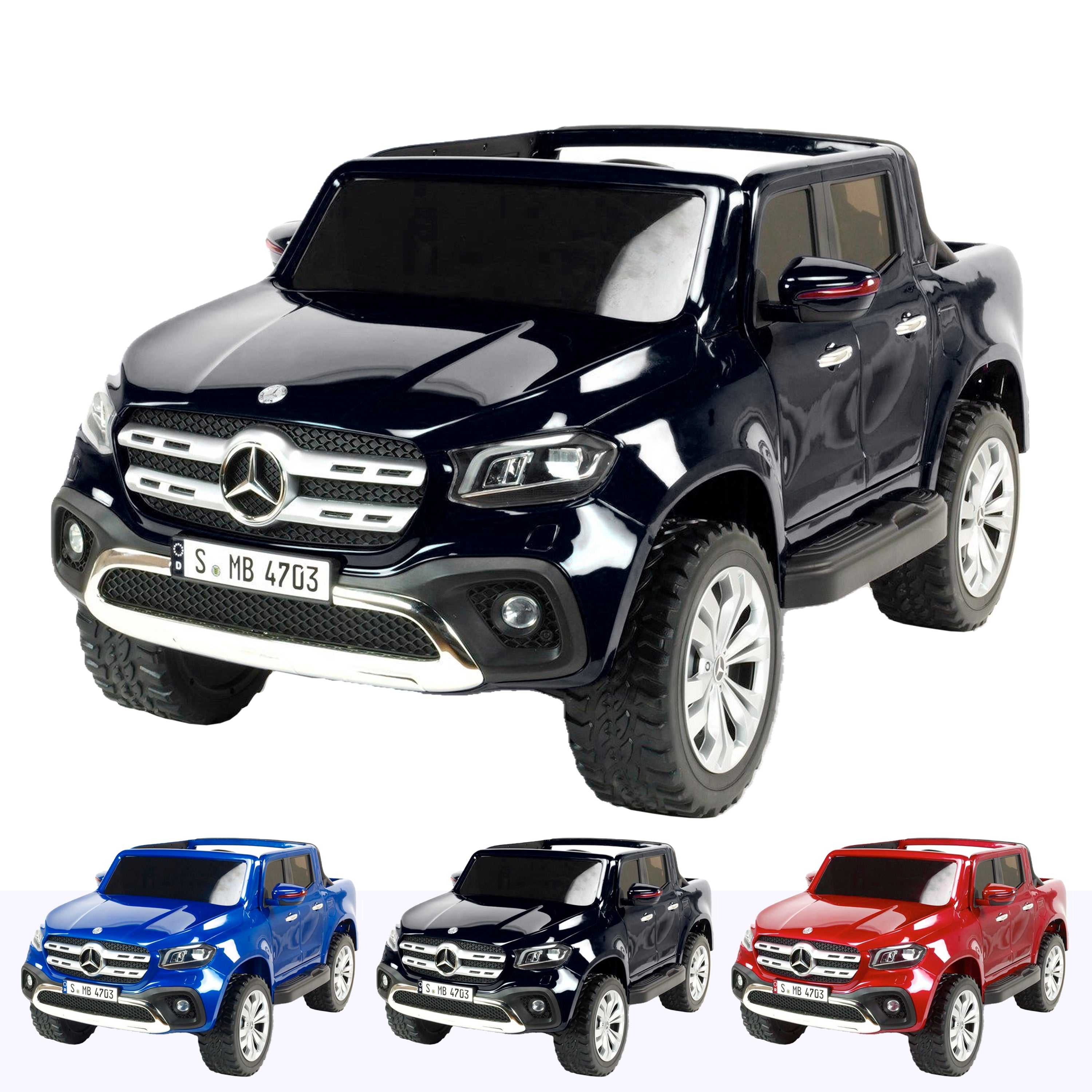 mercedes benz x class amg licensed 12v battery electric ride on car with remote black2 Black licensed pickup 24v 4wd electric battery ride on car