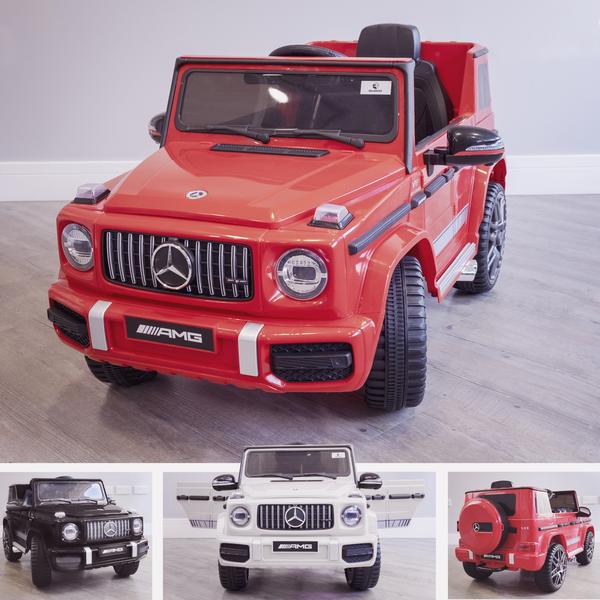 mercedes g63 amg 2019 red grande red licensed ride on car 12v 2wd