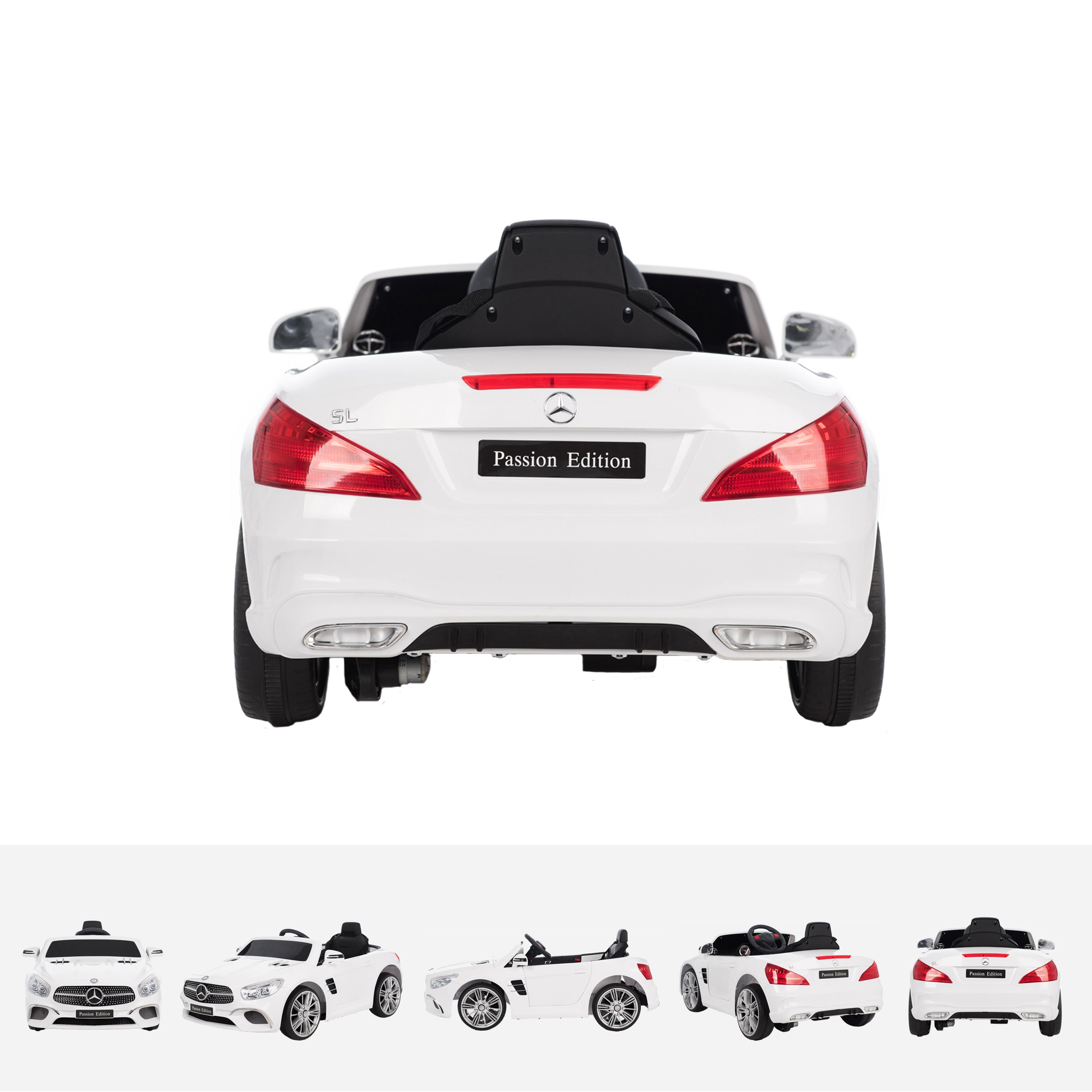mercedes sl400 white back licensed mercedes sl400 electric ride on car battery powered with remote music