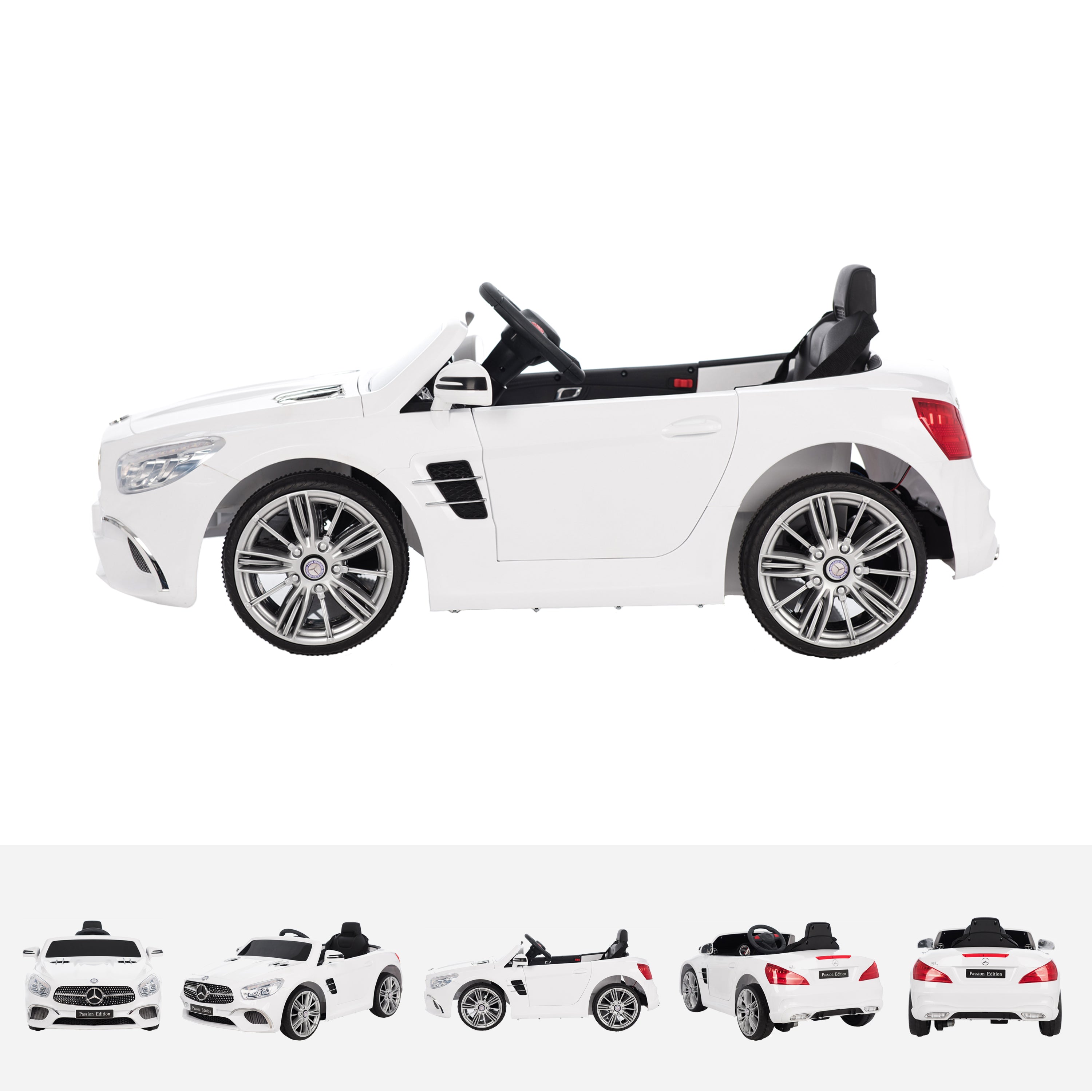 mercedes sl400 white side licensed mercedes sl400 electric ride on car battery powered with remote music