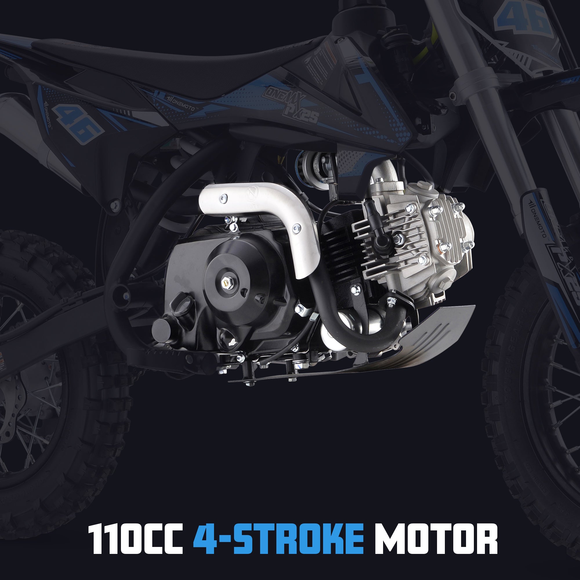 110cc 4-Stroke Teen Petrol Motorbike | OneMX™ PX2S