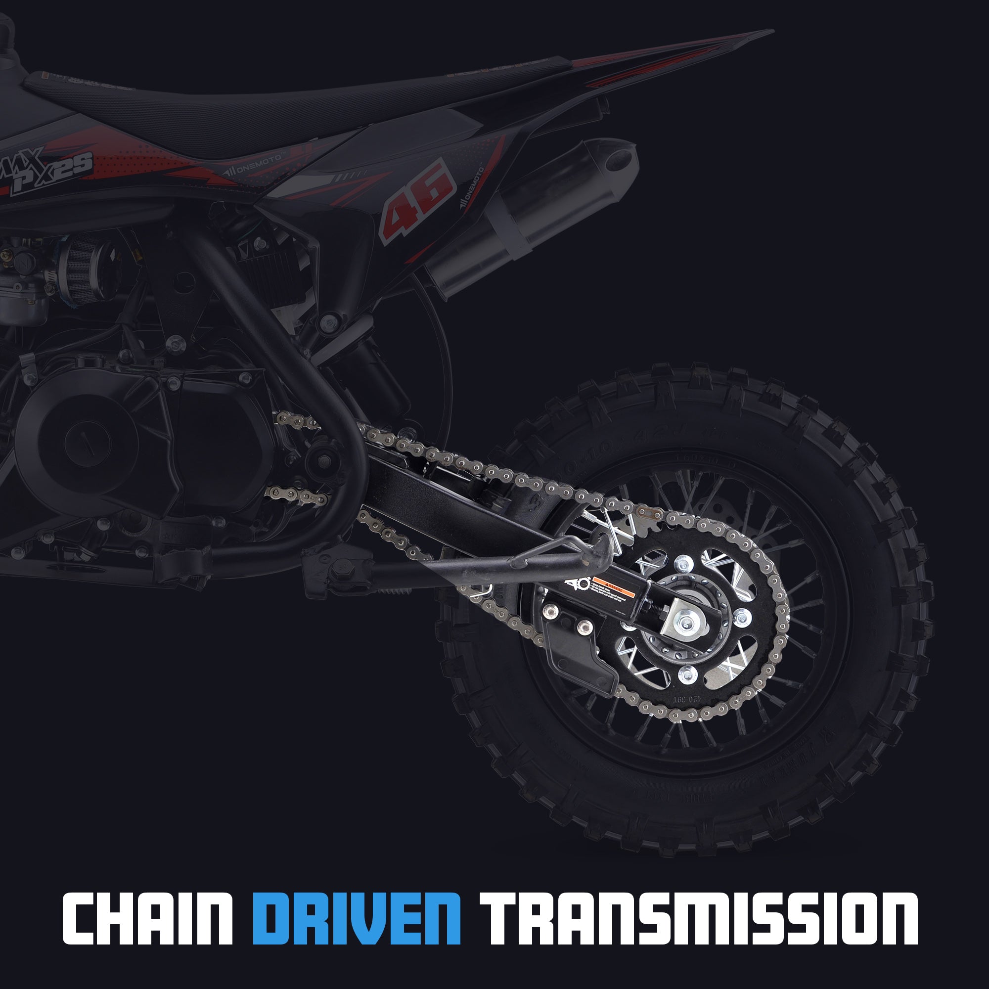 110cc 4-Stroke Teen Petrol Motorbike | OneMX™ PX2S