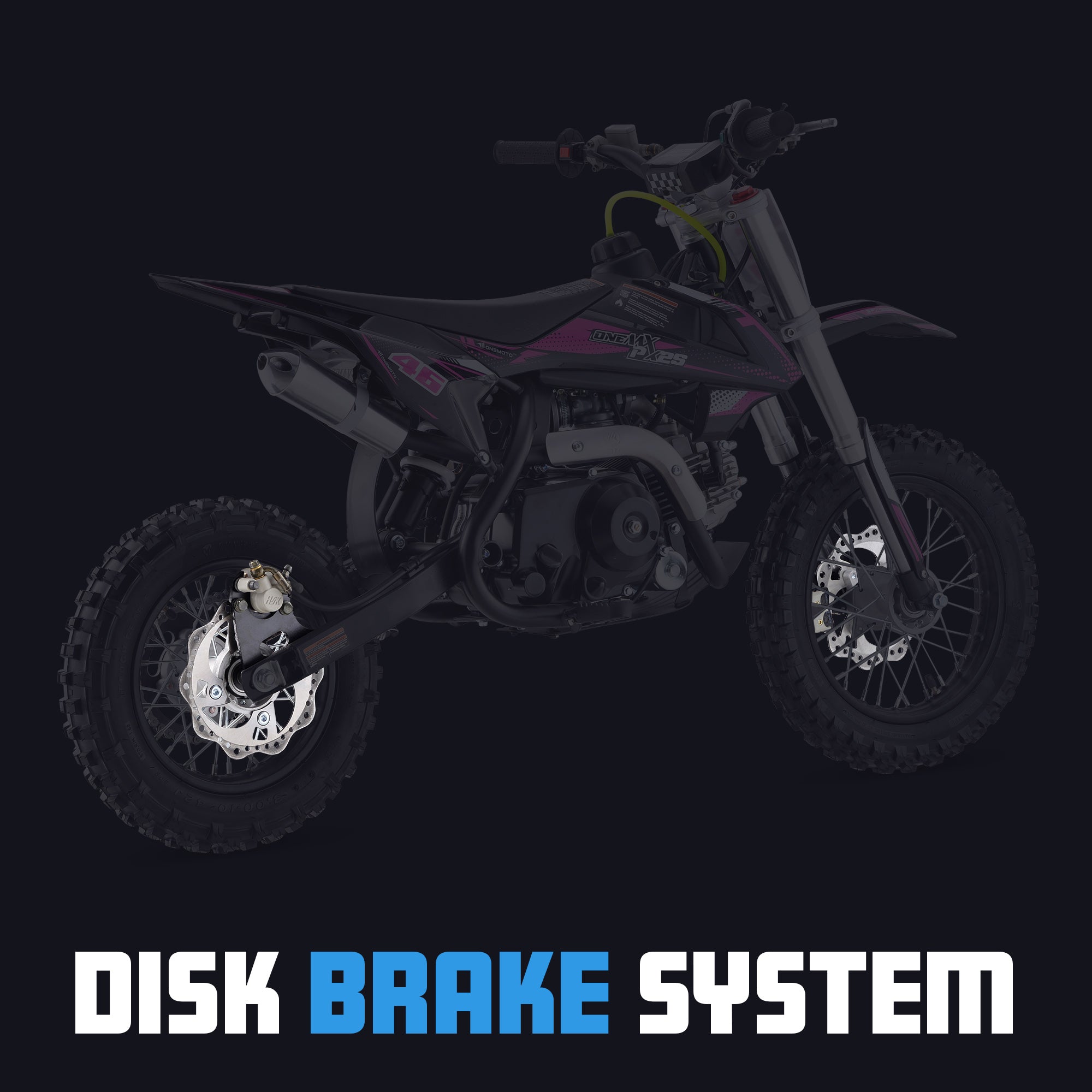 110cc 4-Stroke Teen Petrol Motorbike | OneMX™ PX2S