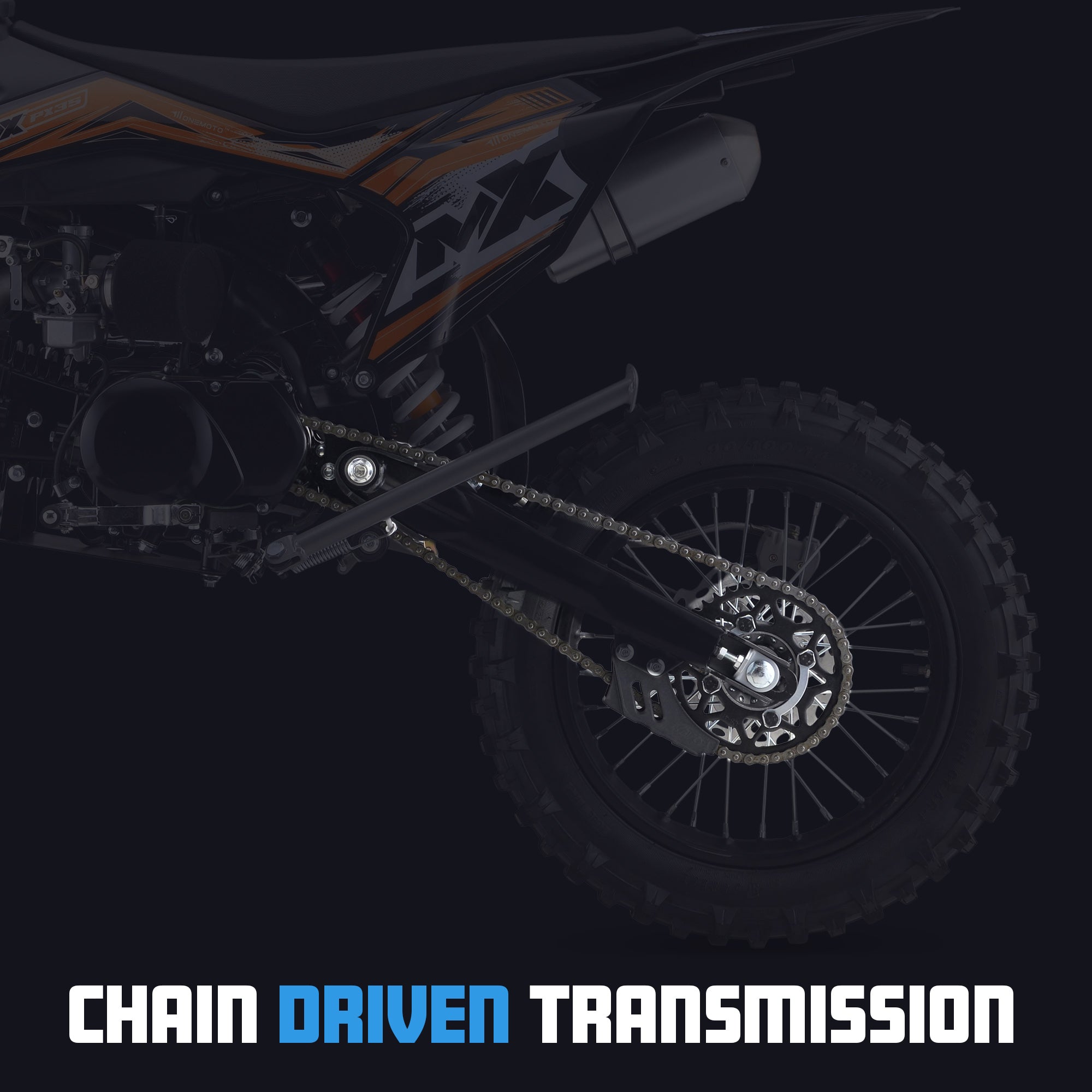 140cc 4-Stroke Teen Petrol Motorbike | OneMX™ PX3S