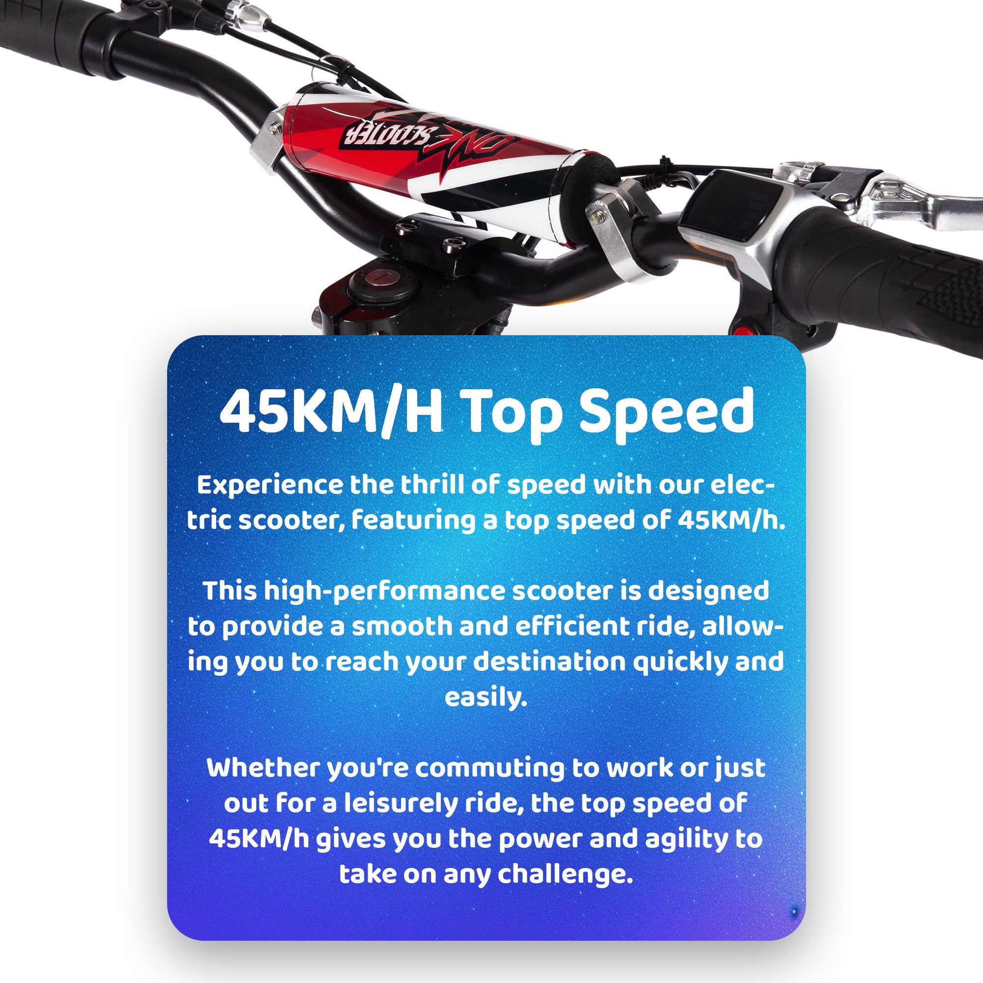 60V/12AH 2000W Off-Road Electric Foldable Scooter | OneScooter™ EX4S