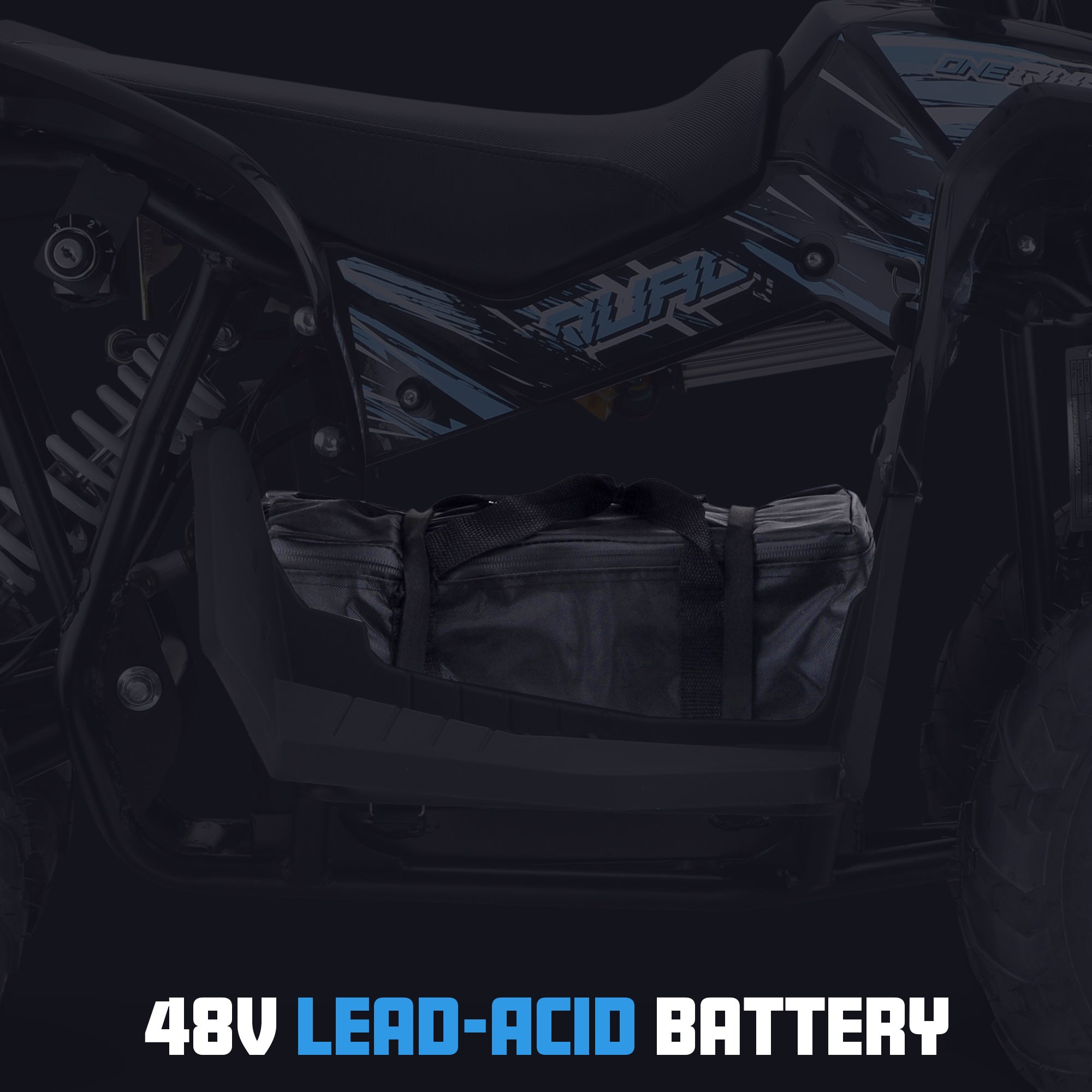 48V 1200W Electric Quad Bike | OneQuad™ EX3S with Speed Limiter