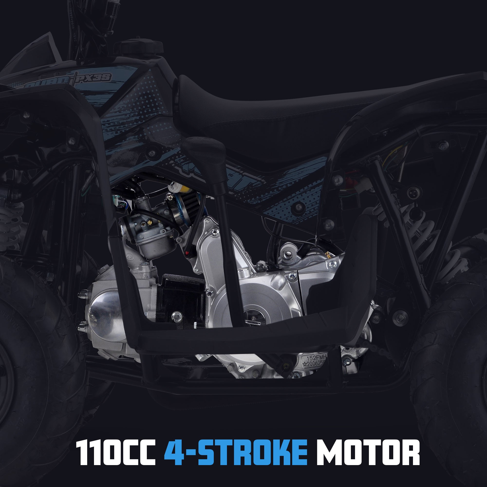 OneQuad™ | PX3S | 110 ccm | 4-Takt | Benzin-Quad