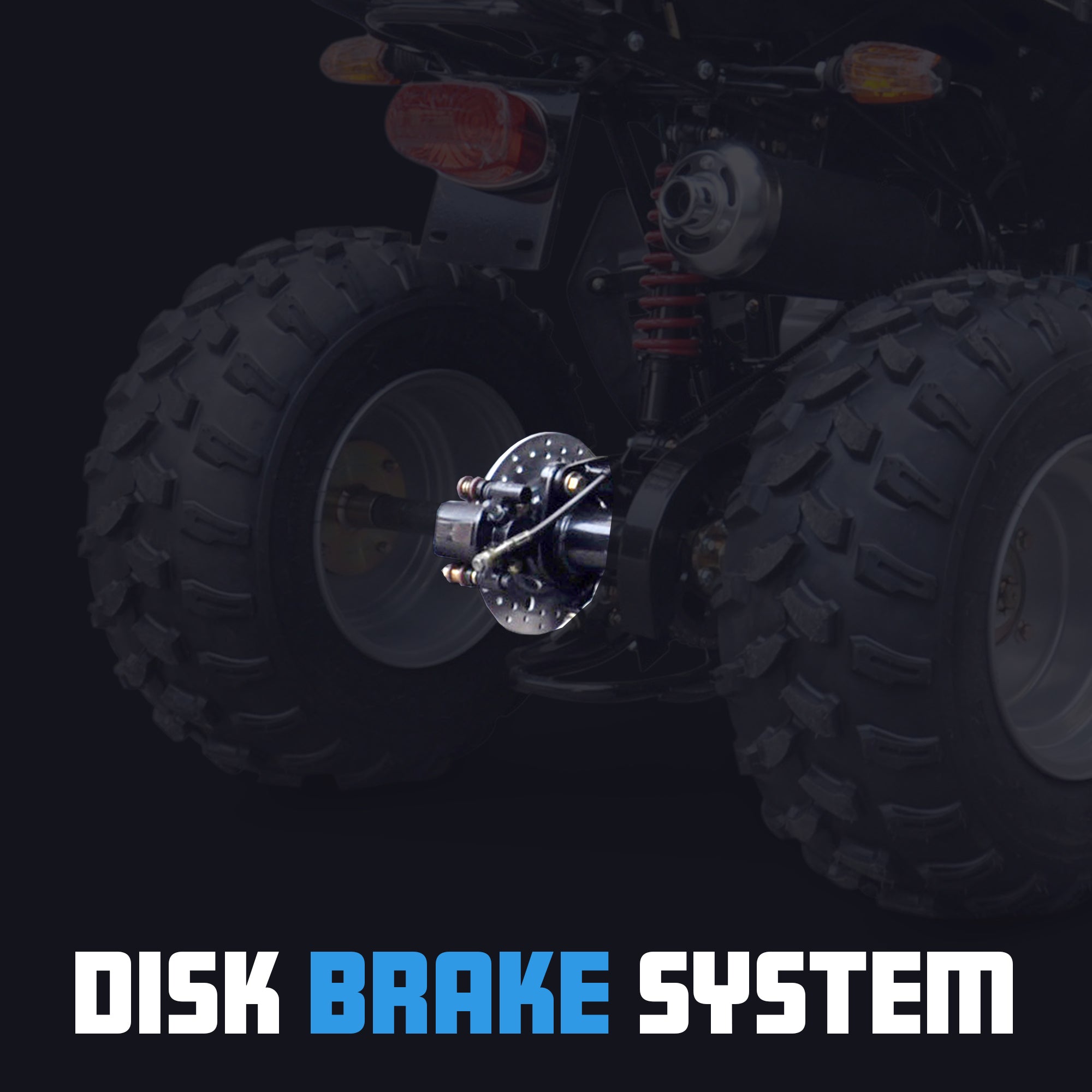 OneQuad™ PX5S-Black Kids 150cc Petrol Quad