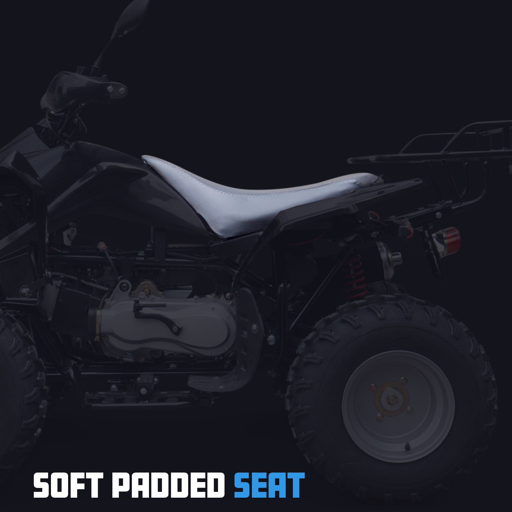 OneQuad™ PX5S-Black Kids 150cc Petrol Quad