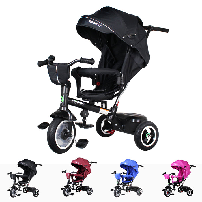 7 in 1 Tricycle/Trike with Canopy, Storage & Parental Handle