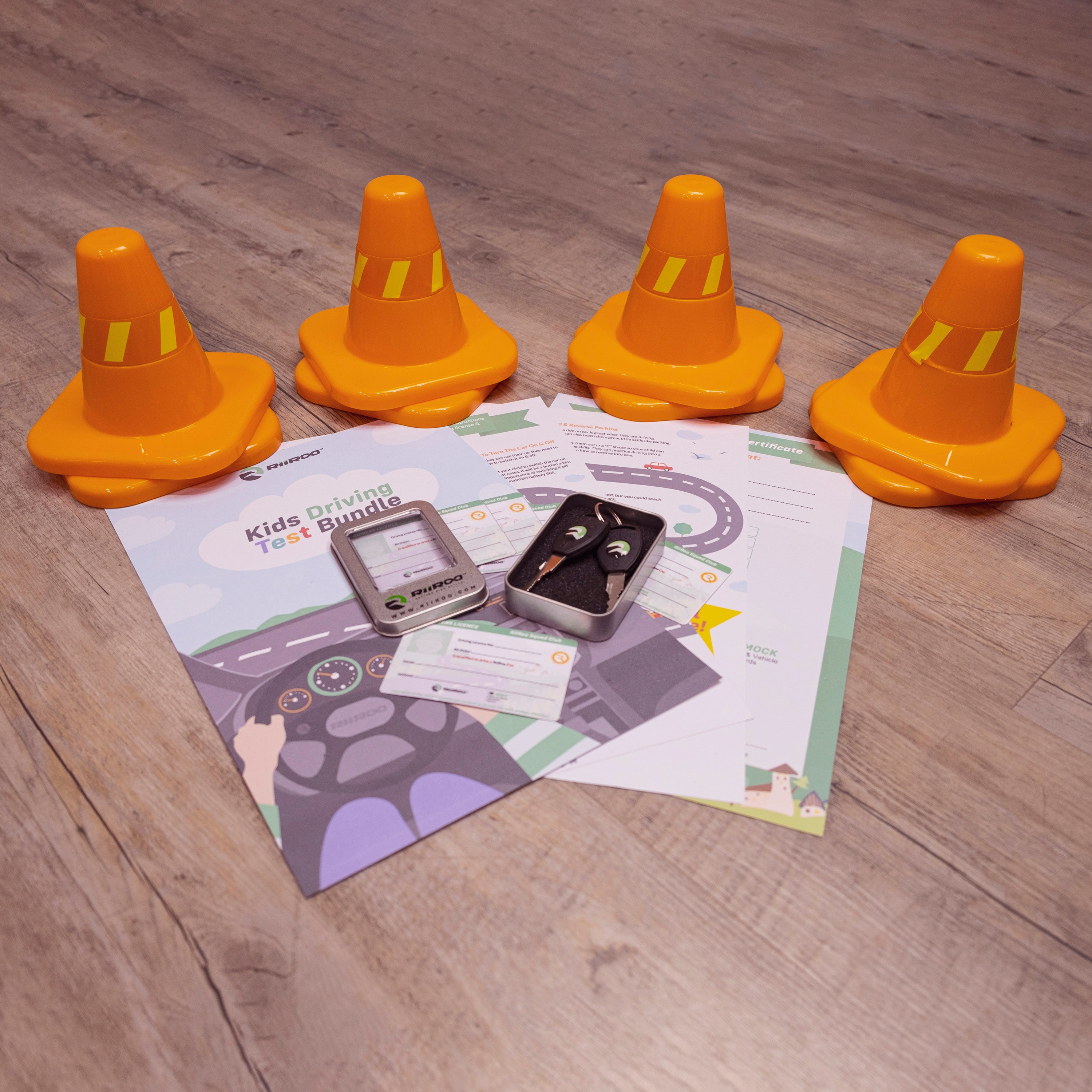 riiroo key driving test bundle certificate