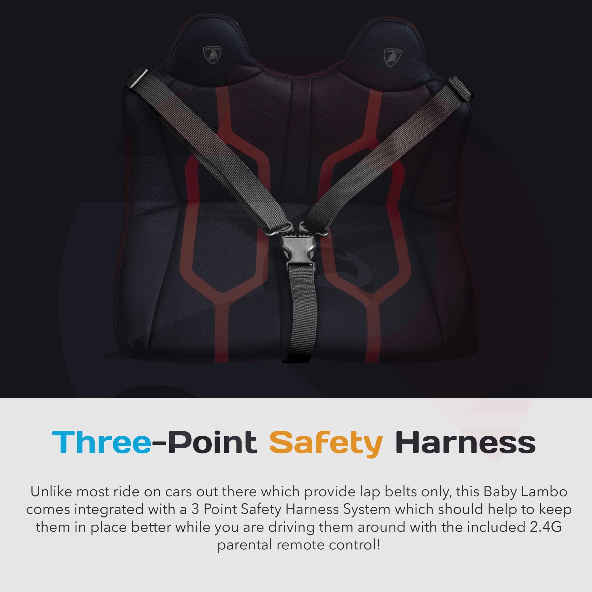 riiroo kids 12v lamborghini aventador sv ride on car 3 point safety harness electric car leather seat soft eva tyres