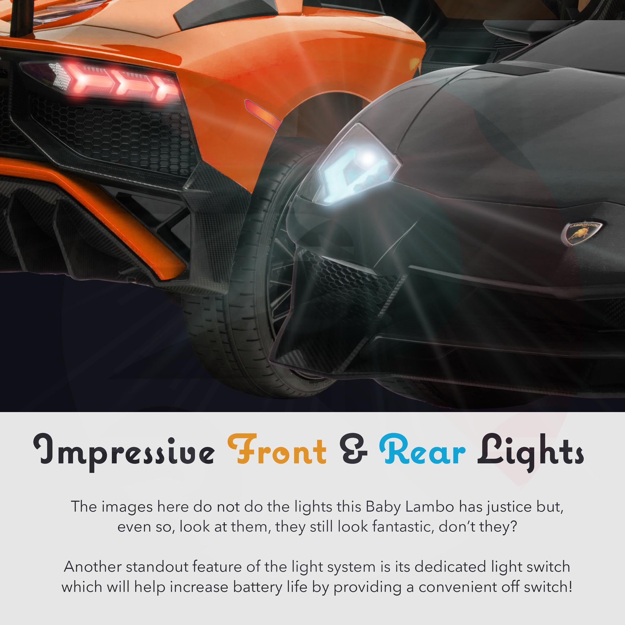 riiroo kids 12v lamborghini aventador sv ride on car lights electric car leather seat soft eva tyres