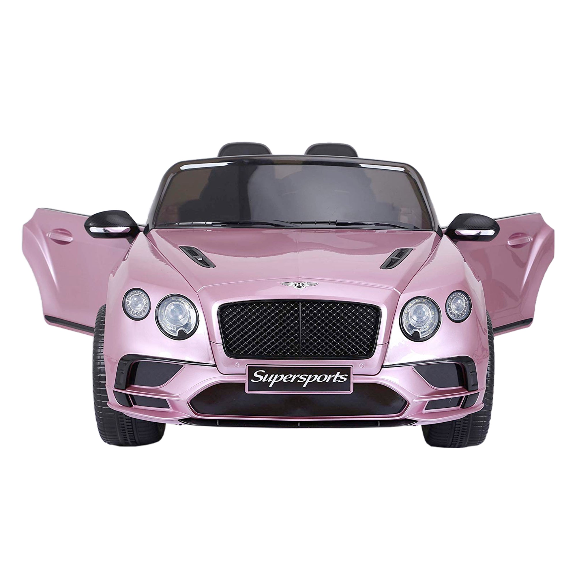 riiroo kids official licensed bentley continental supersport electric ride on car with parental remote pink supersports 12v eva wheel