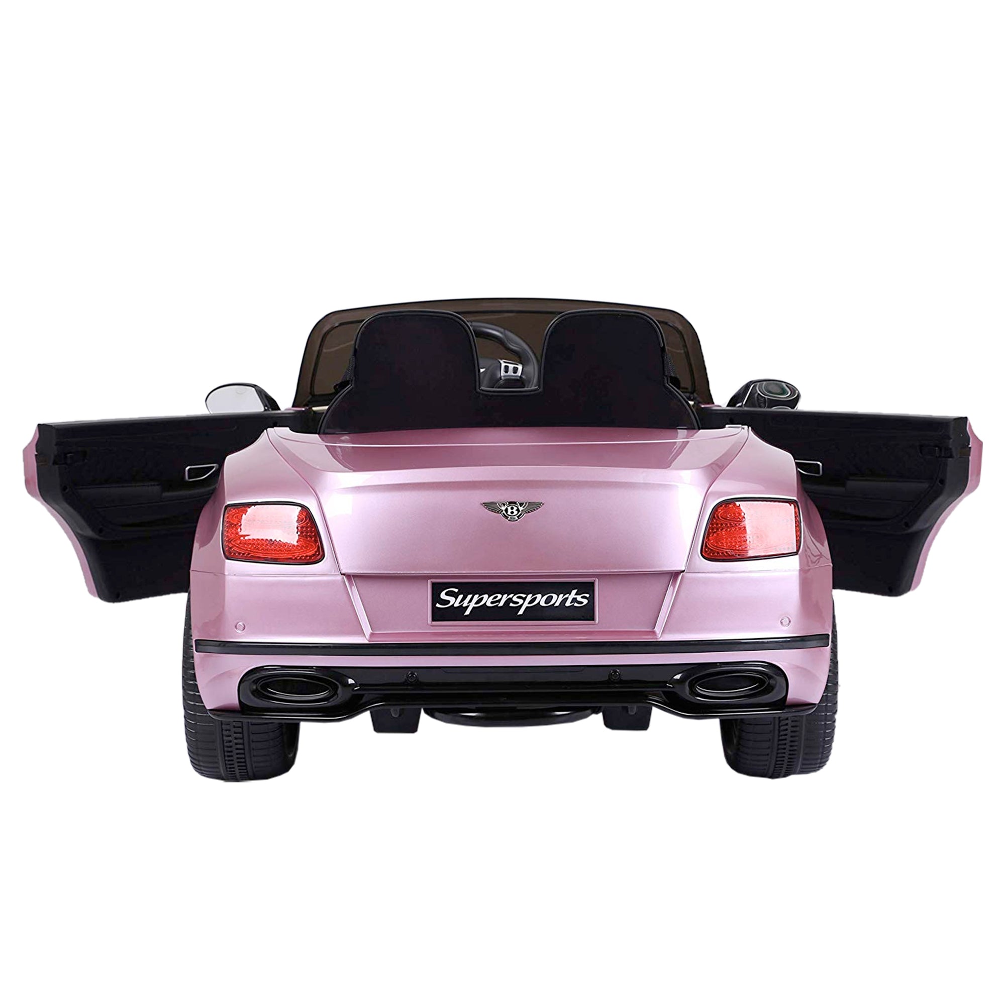 riiroo kids official licensed bentley continental supersport electric ride on car with parental remote pink supersports 12v eva wheel