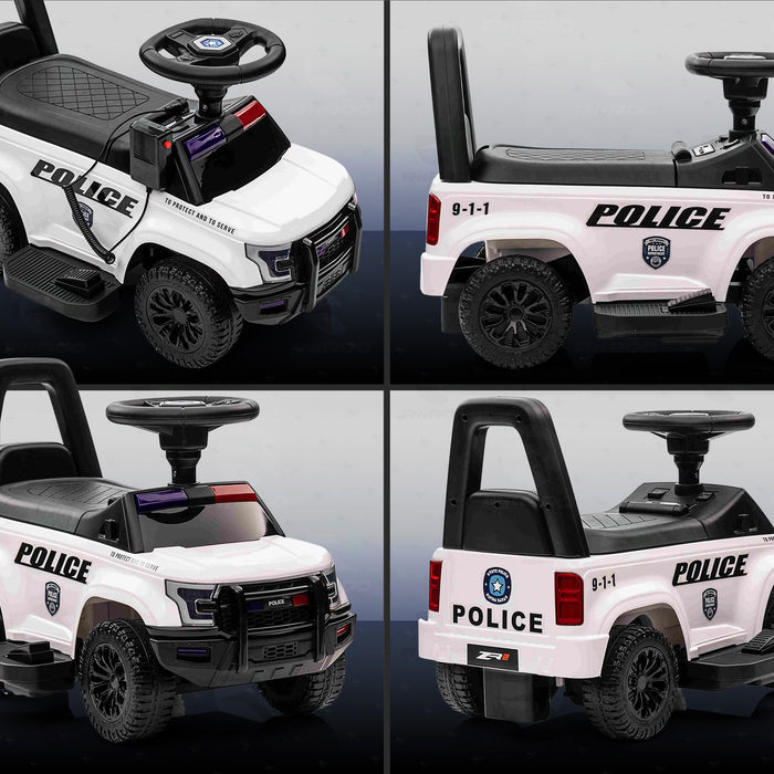 RiiRoo 6V Police Pursuit Push Along & Electric