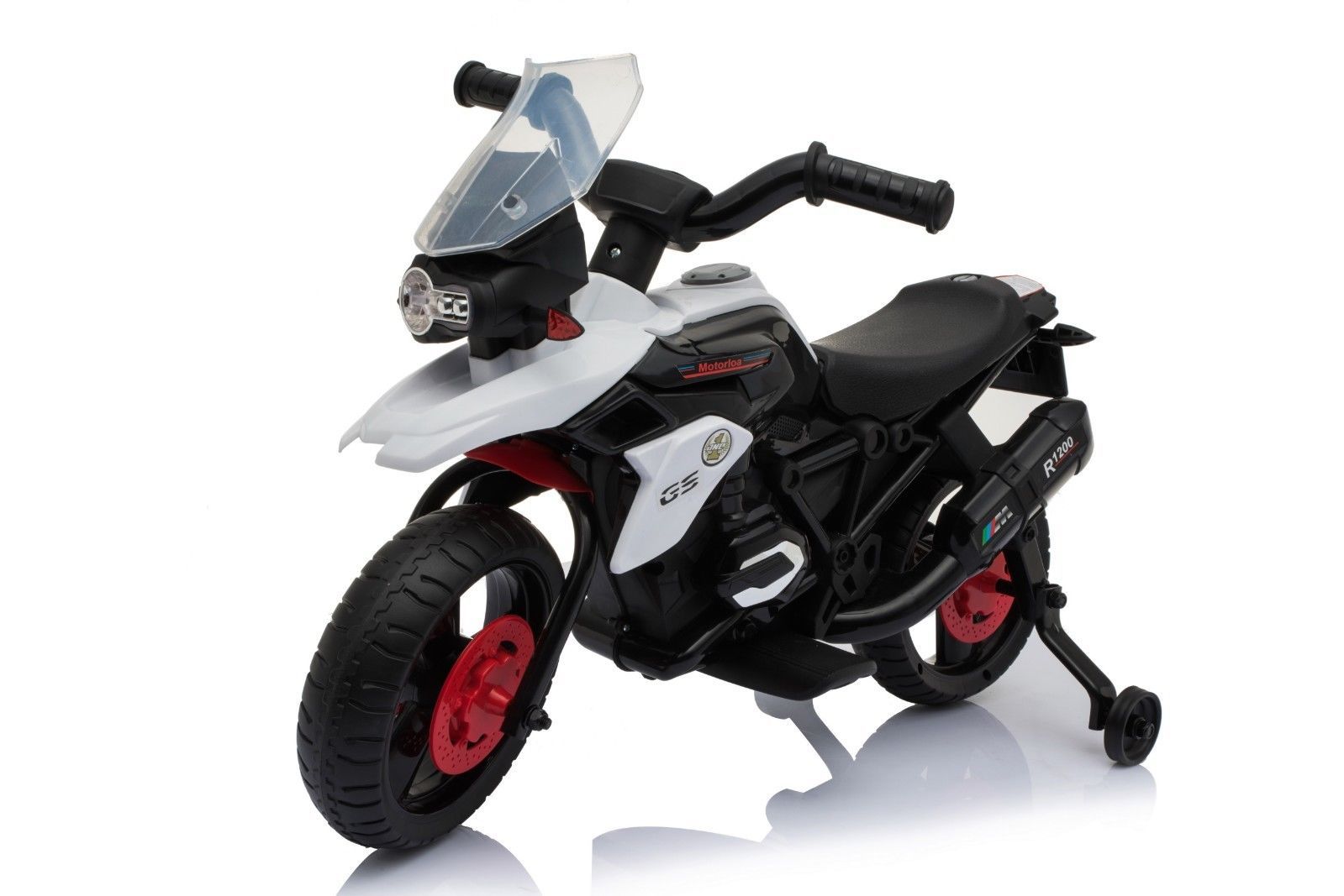 RiiRoo BMW 1200GS Style Ride On Bike - 6V White
