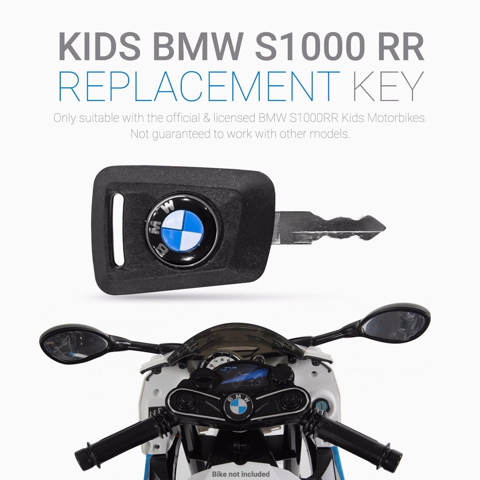 RiiRoo BMW S1000RR Motorbike Electric Ride On Replacement BMW Key