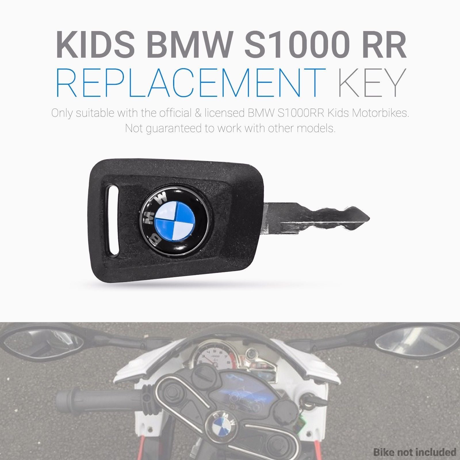 RiiRoo BMW S1000RR Motorbike Electric Ride On Replacement BMW Key