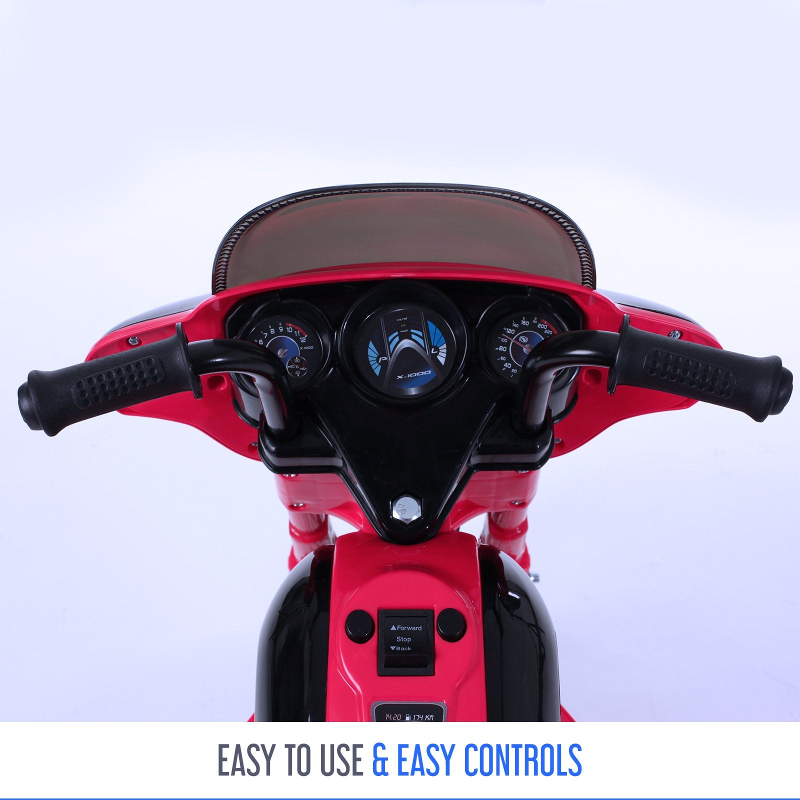 RiiRoo Harley Style Police Ride On Motorbike/Trike - 6V