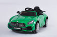 RiiRoo Mercedes Benz AMG GT R Ride On Car in green front
