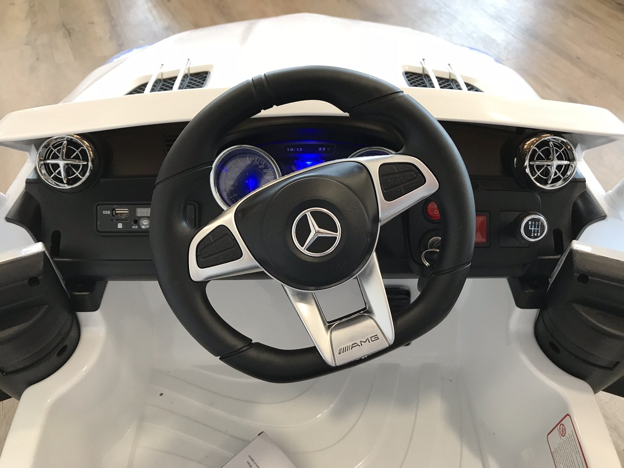 RiiRoo Mercedes Benz SL65 AMG Ride On Car - 12V 2WD