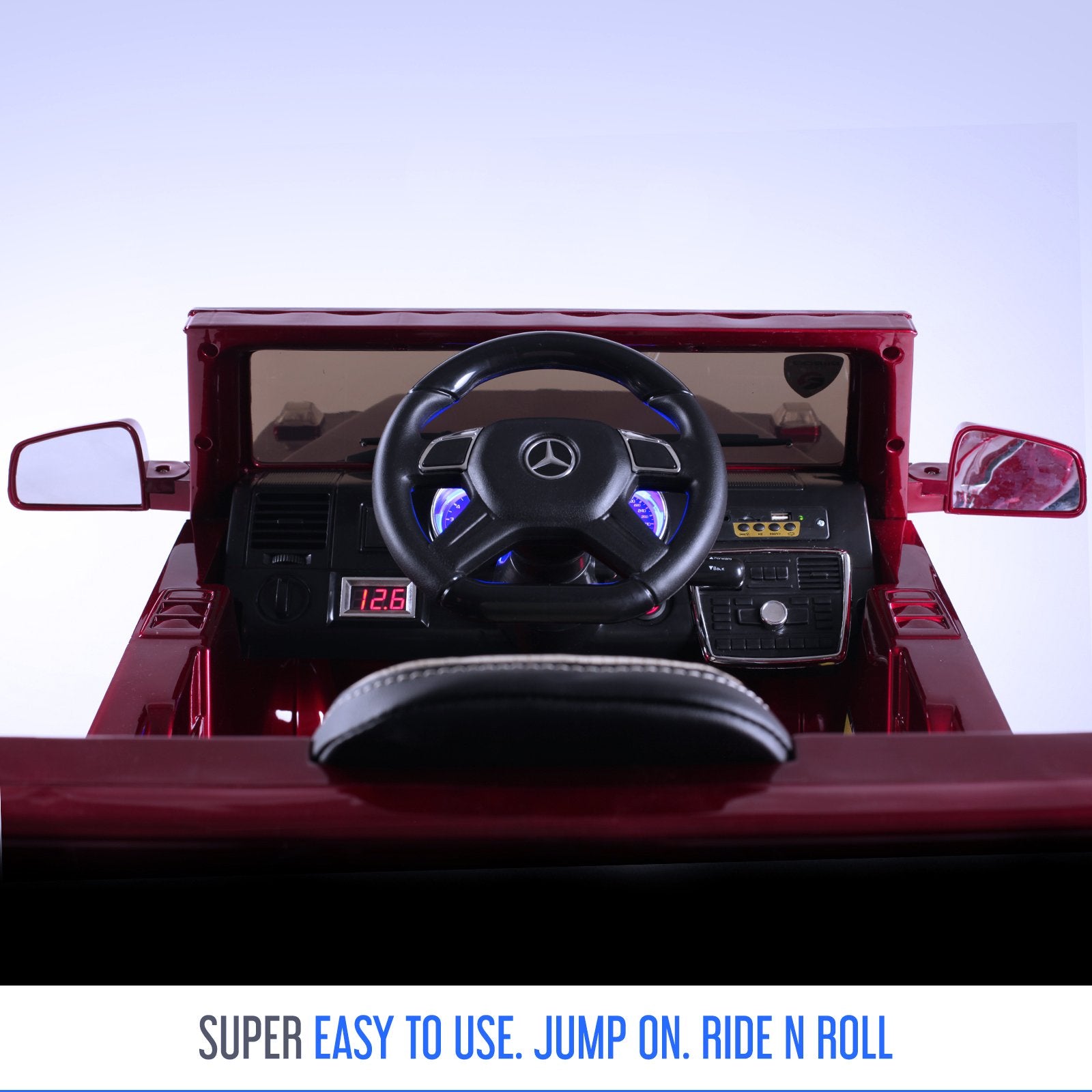 RiiRoo Mercedes G65 Kids Ride On Car - 12V 2WD