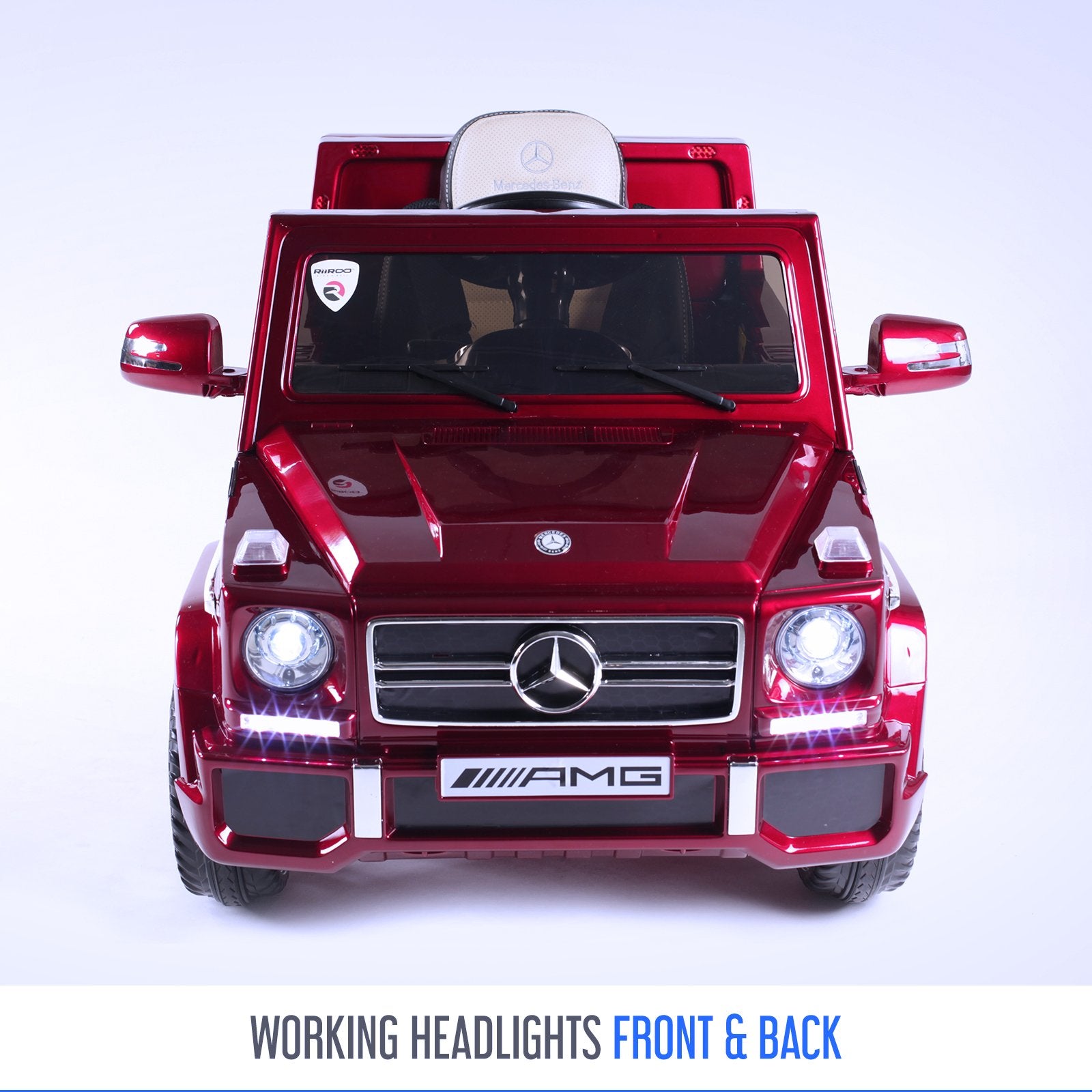 RiiRoo Mercedes G65 Kids Ride On Car - 12V 2WD