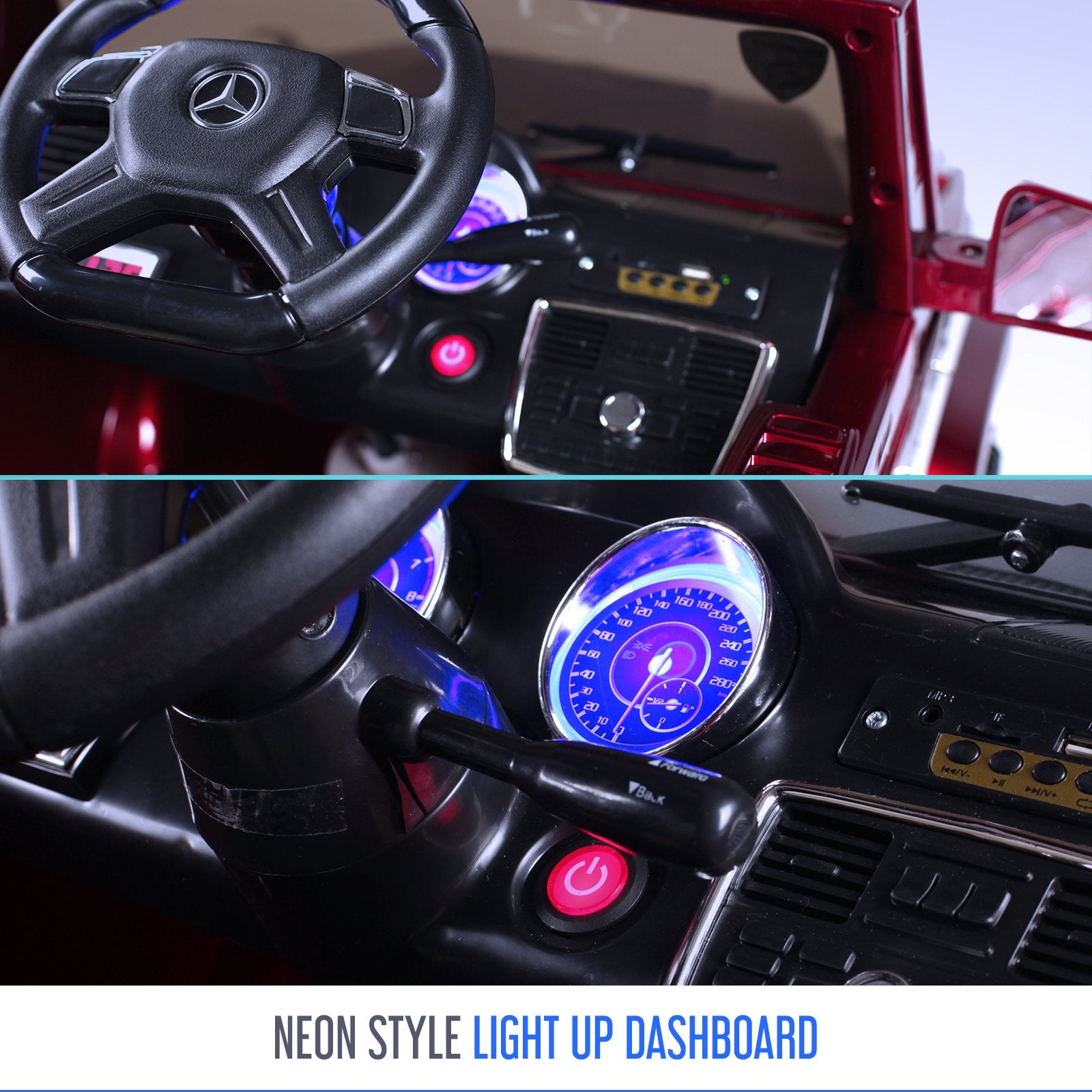 RiiRoo Mercedes G65 Kids Ride On Car - 12V 2WD