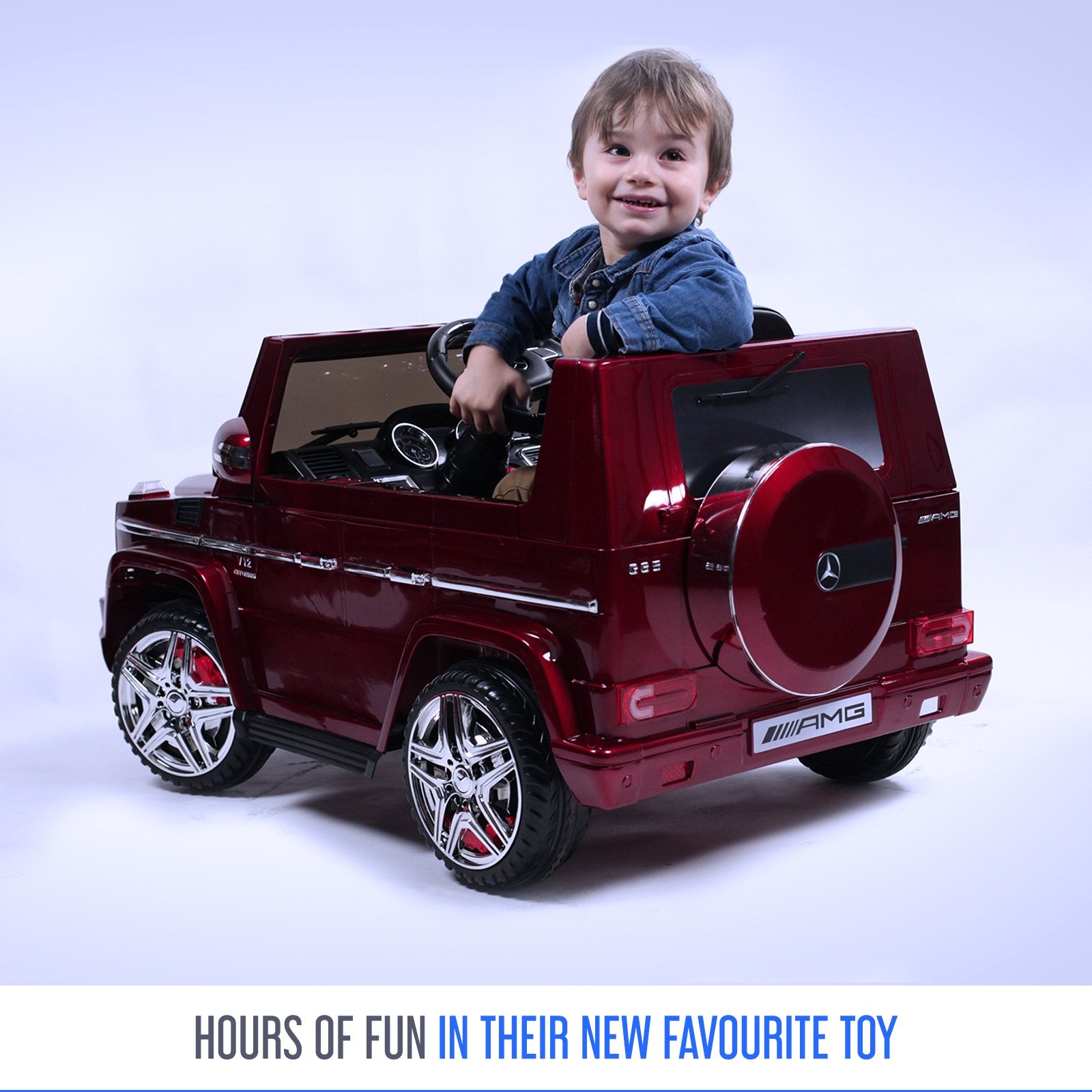 RiiRoo Mercedes G65 Kids Ride On Car - 12V 2WD