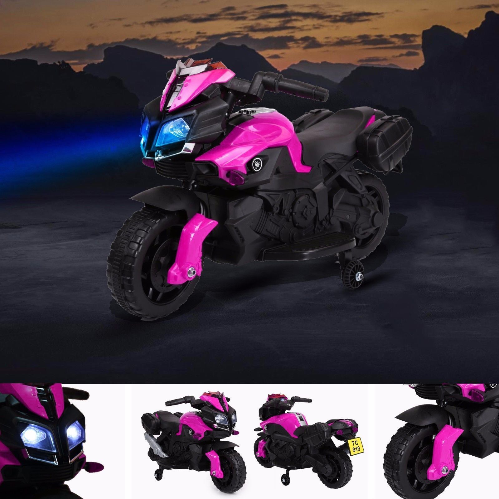 riiroo riiroo ktm duke style ride on motorbike trike 6v 2 1800x1800 Pink ktm style kids electric ride on bike motorbike car scooter speed 6v