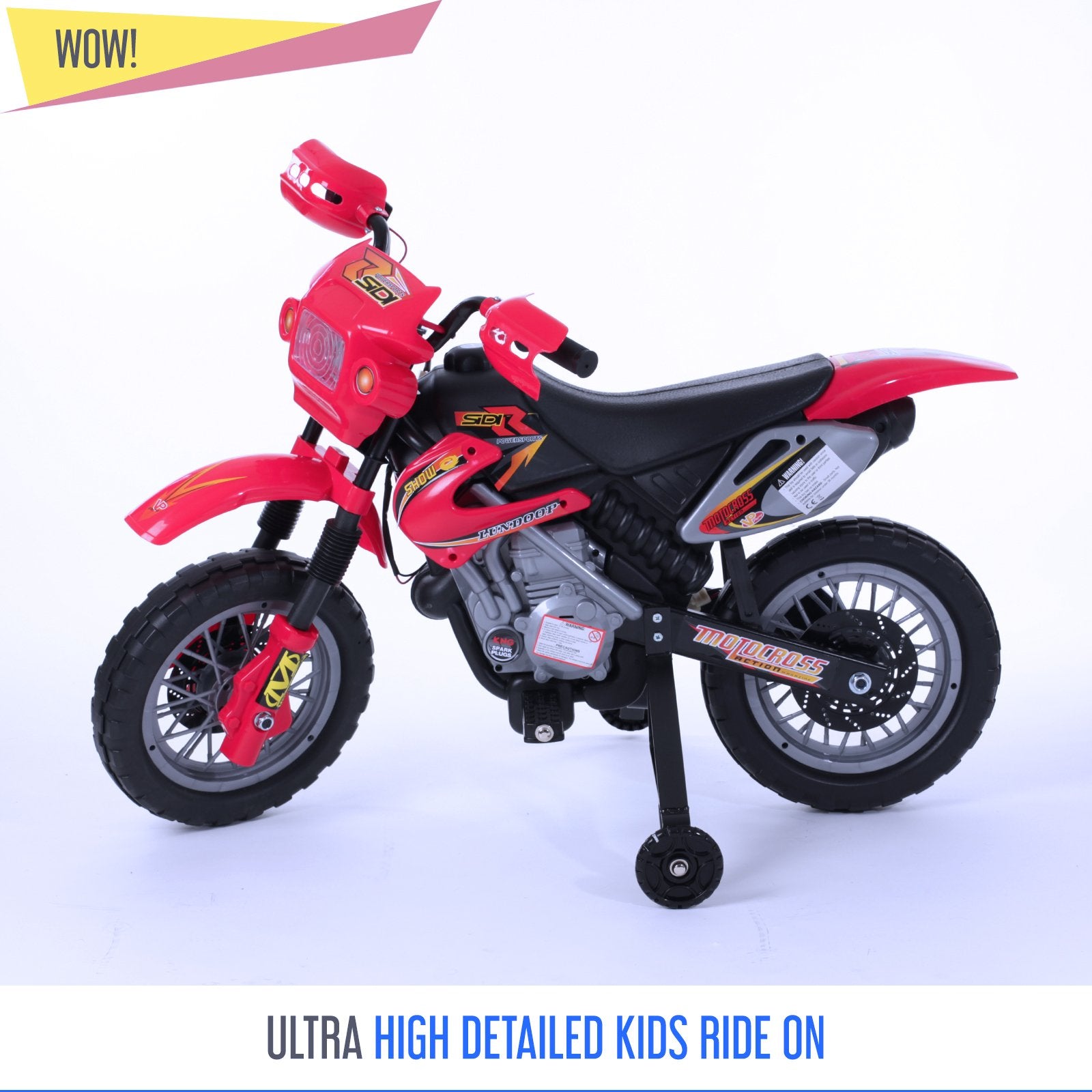 RiiRoo RiiRoo MXross MotorCross Motorbike - 6V