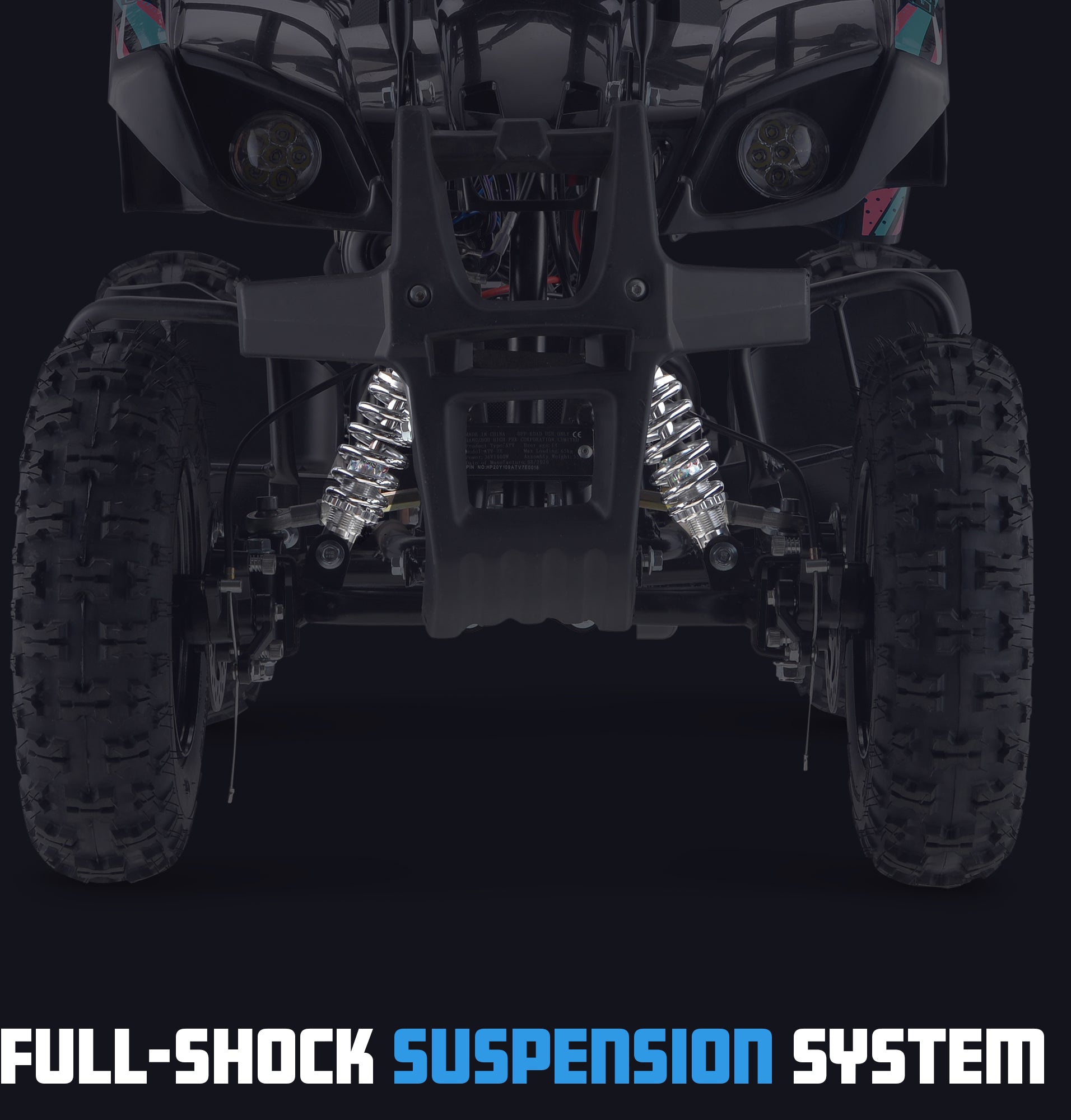 36V 1000W Kids Electric ATV Quad Bike | OneATV™ EX1S