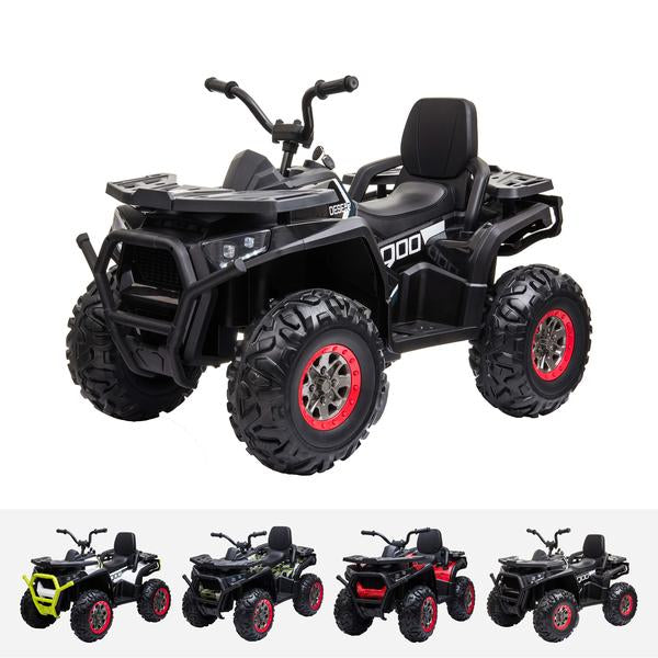 xmx 607 mini utv quad black grid grande Carbon Fibre riiroo 12v ride on quad atv motorbike