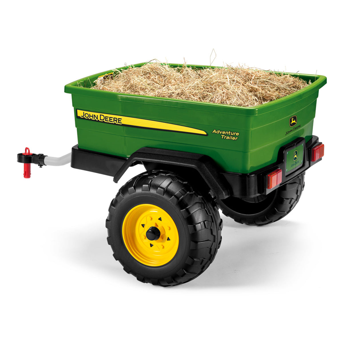 Peg Perego John Deere Adventure Trailer - Green & Yellow