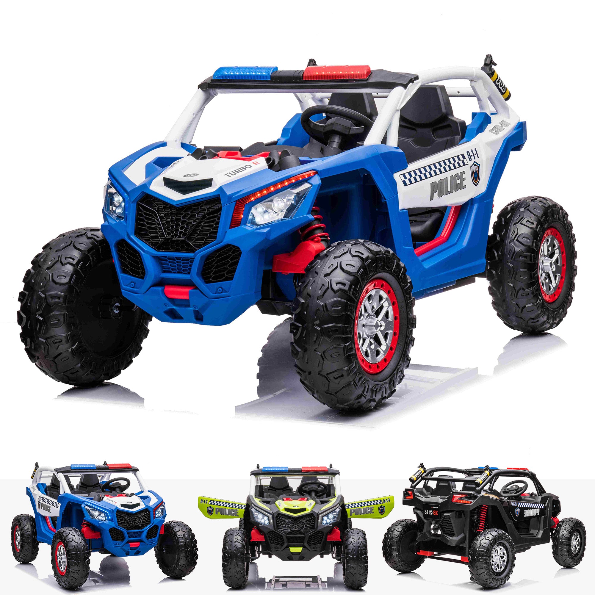 RiiRoo 24V Battery Electric Police UTV Buggy