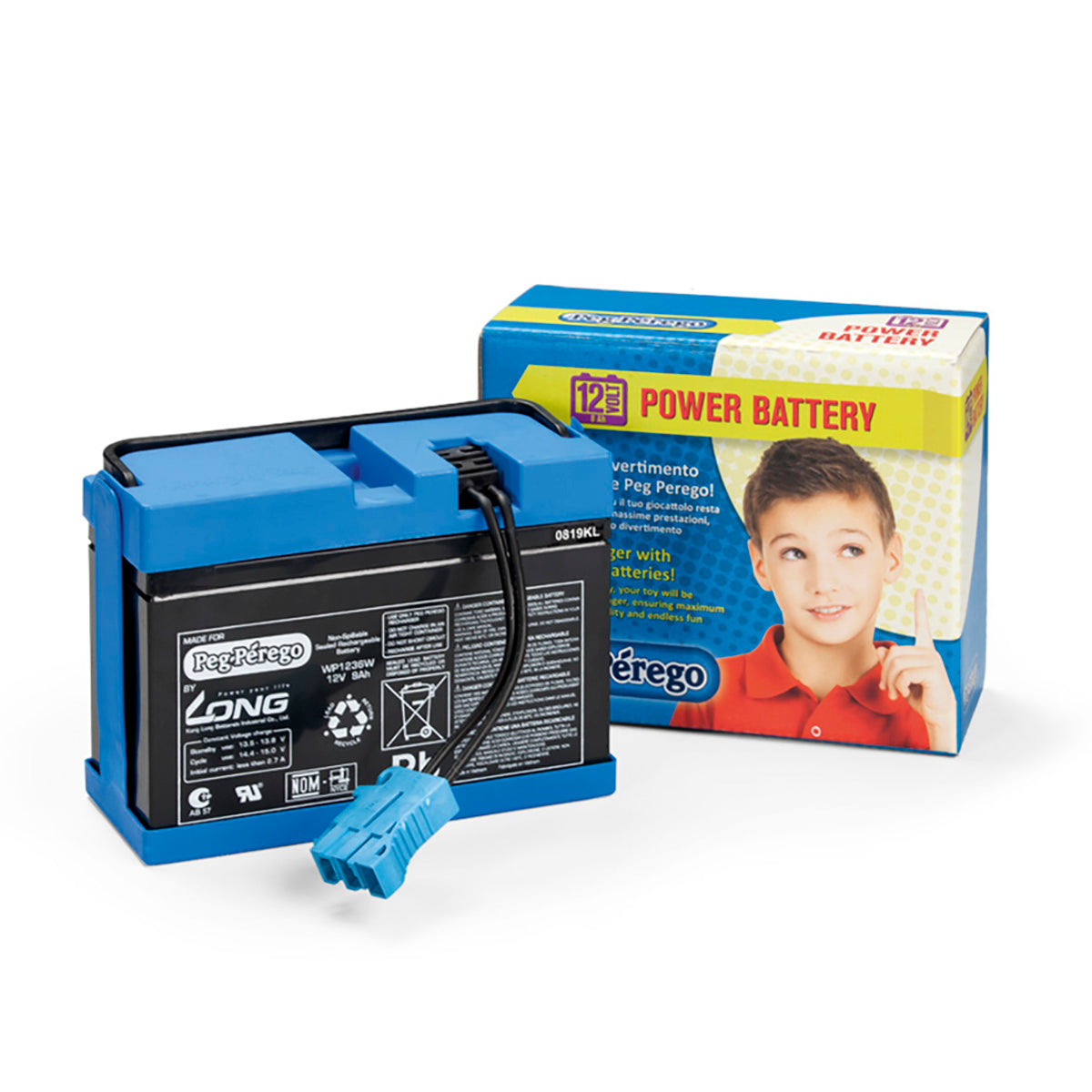 Peg Perego 12V - 8AH Battery - Blue