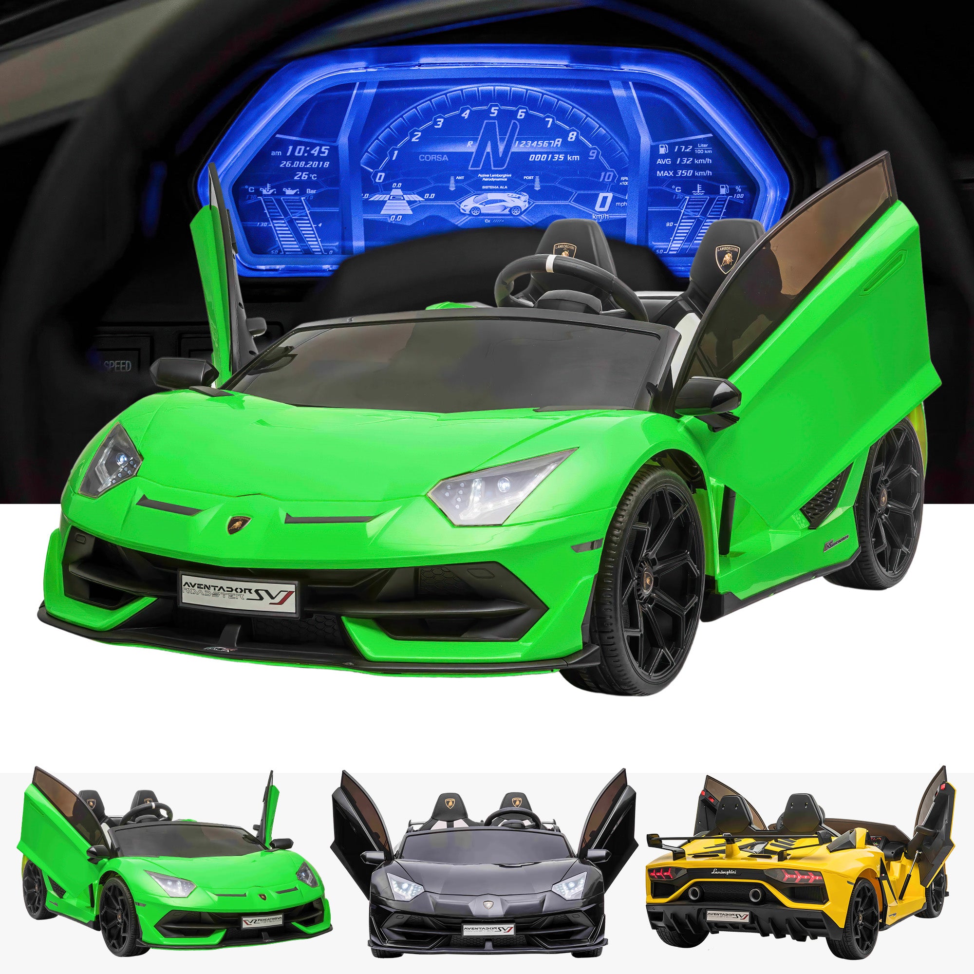 Big toys green country lamborghini online