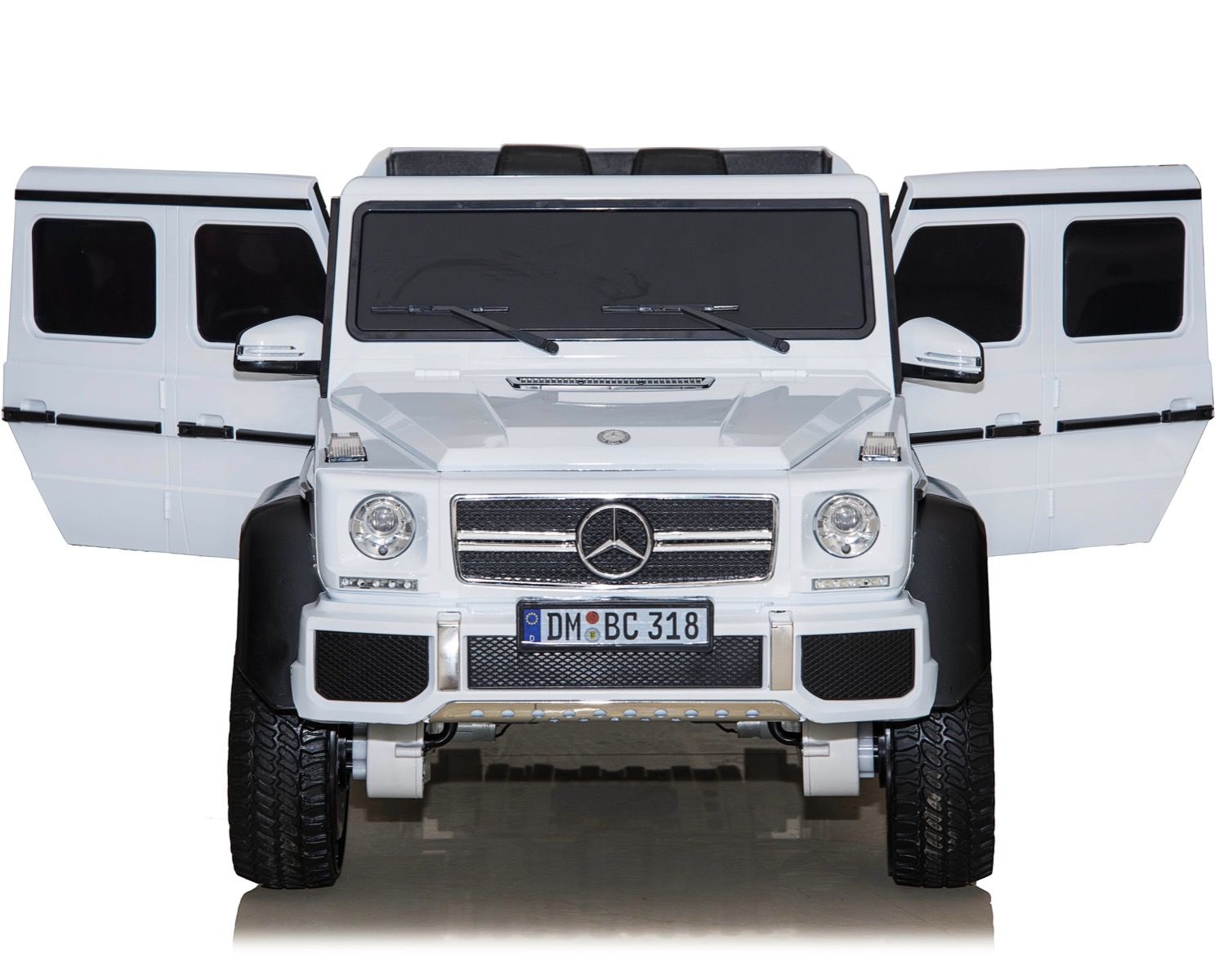 dmd 318 white8 mercedes benz g63 maxi ride on toy in white