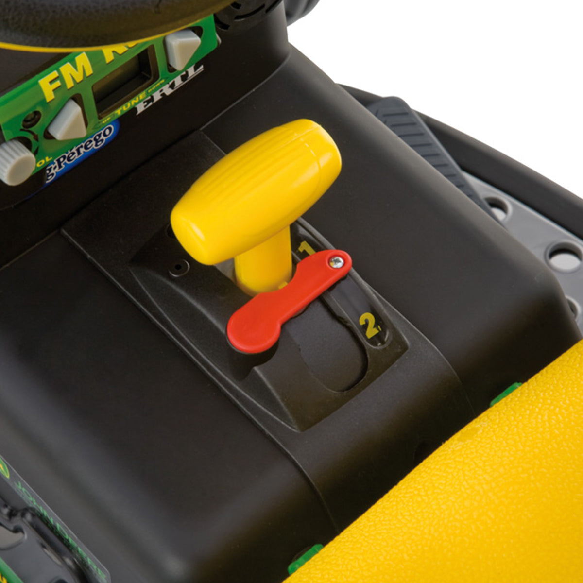 Peg Perego John Deere Ground Force with Trailer - Green & Yellow