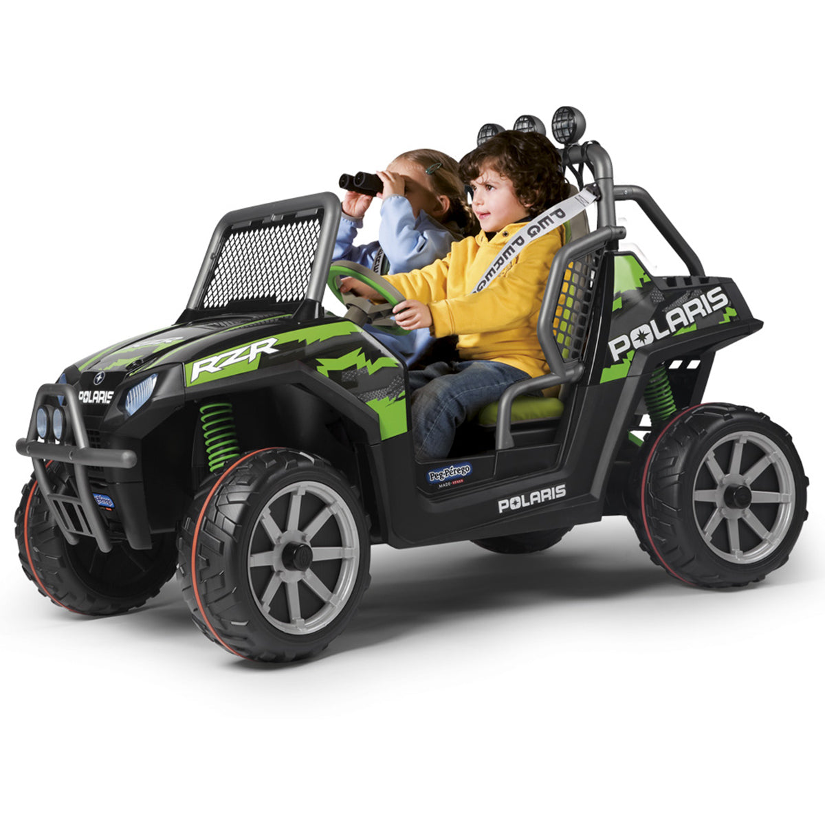 Peg Perego Polaris Ranger RZR - Green Shadow - Black & Green
